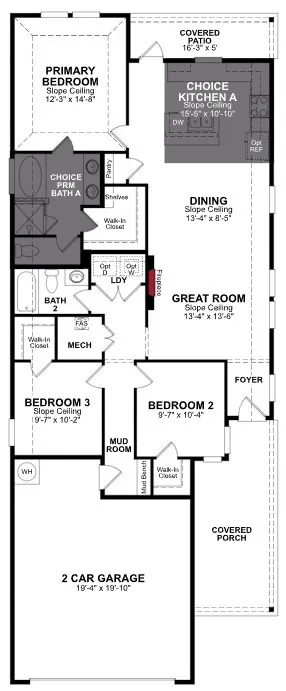Beazer Homes Churchill Daisy Floorplan.