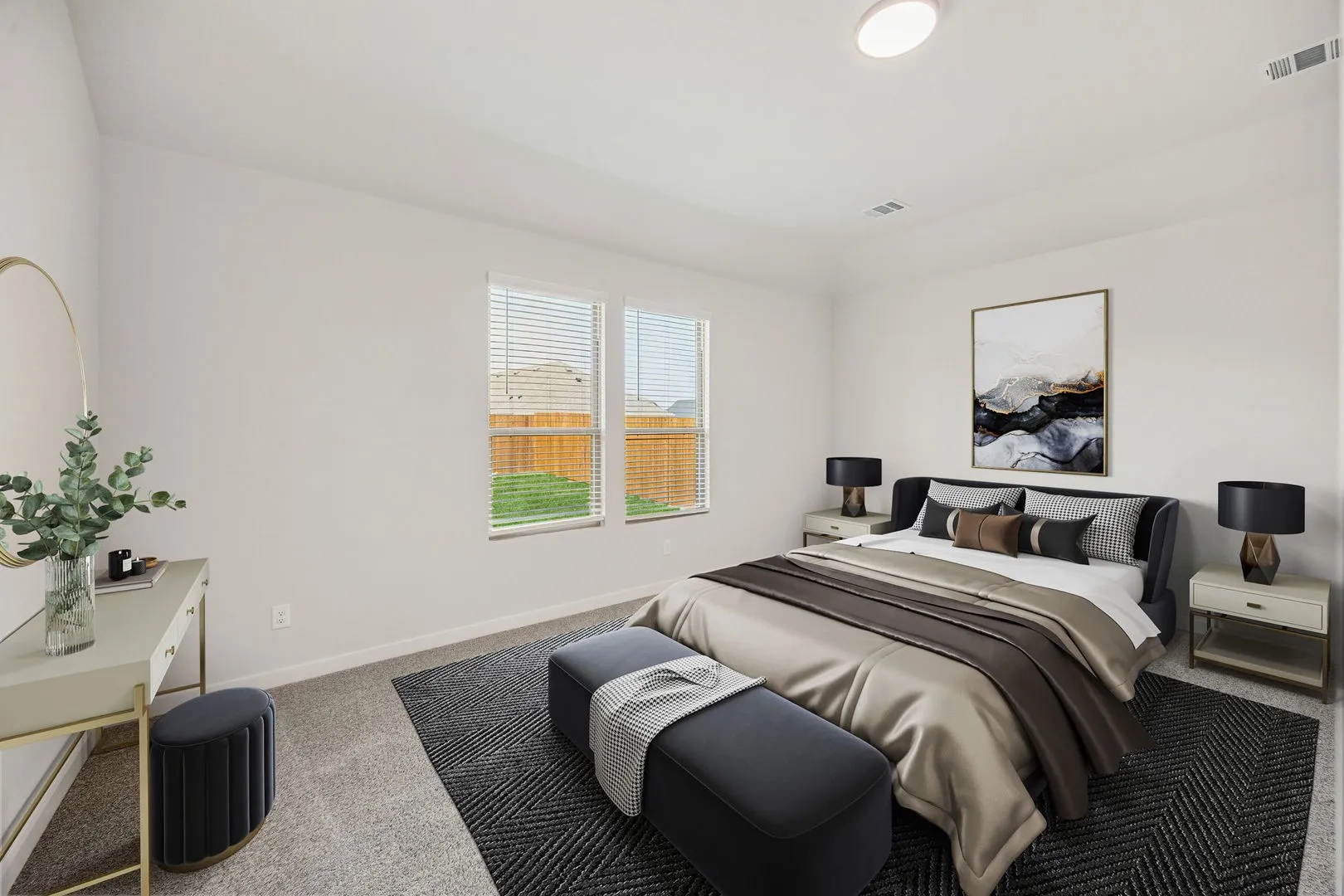 Primary Suite in the Stanley II home plan by Trophy Signature Homes – REPRESENTATIVE PHOTO
