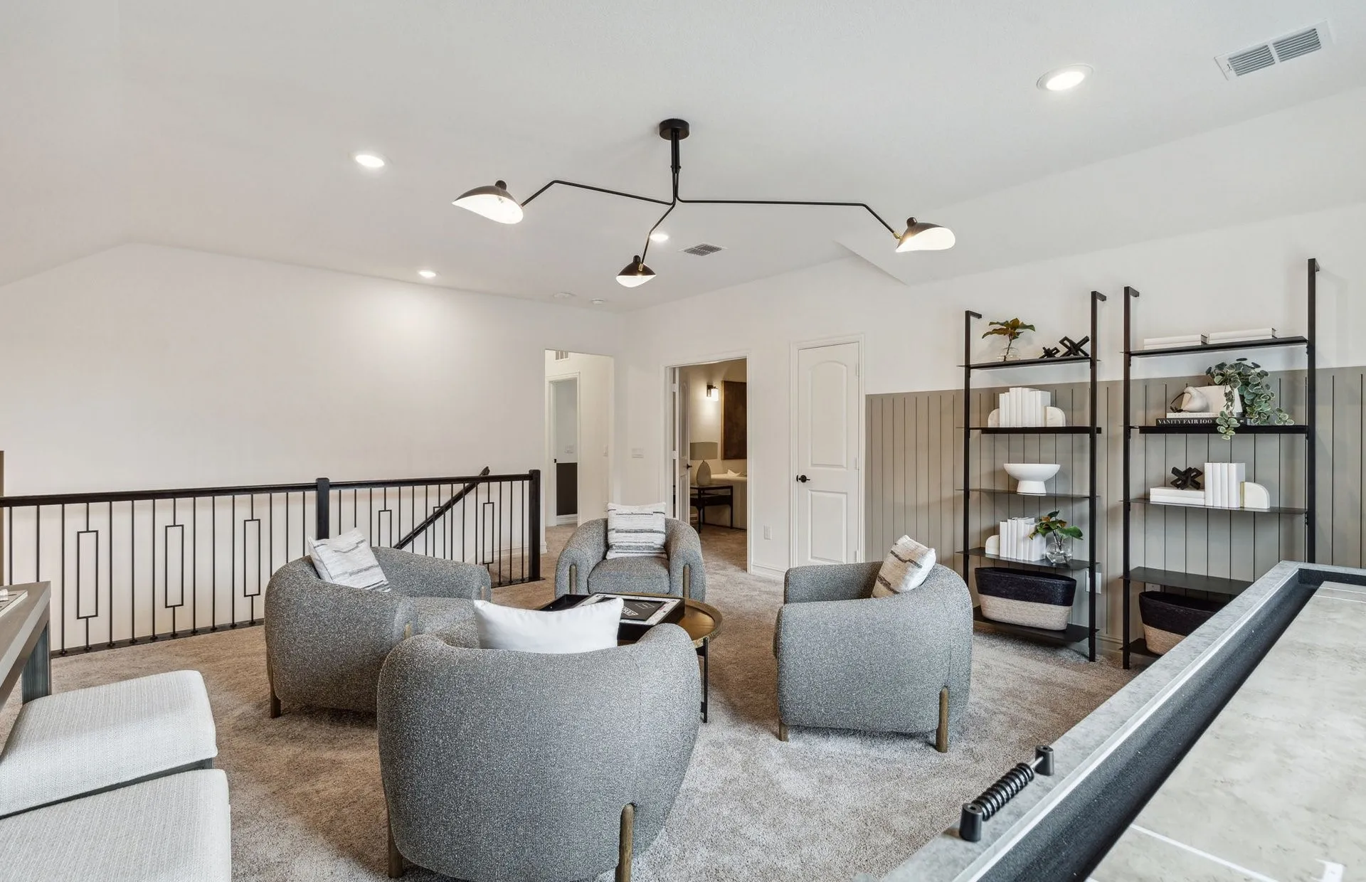 *Model Representation - Spacious game room on second level