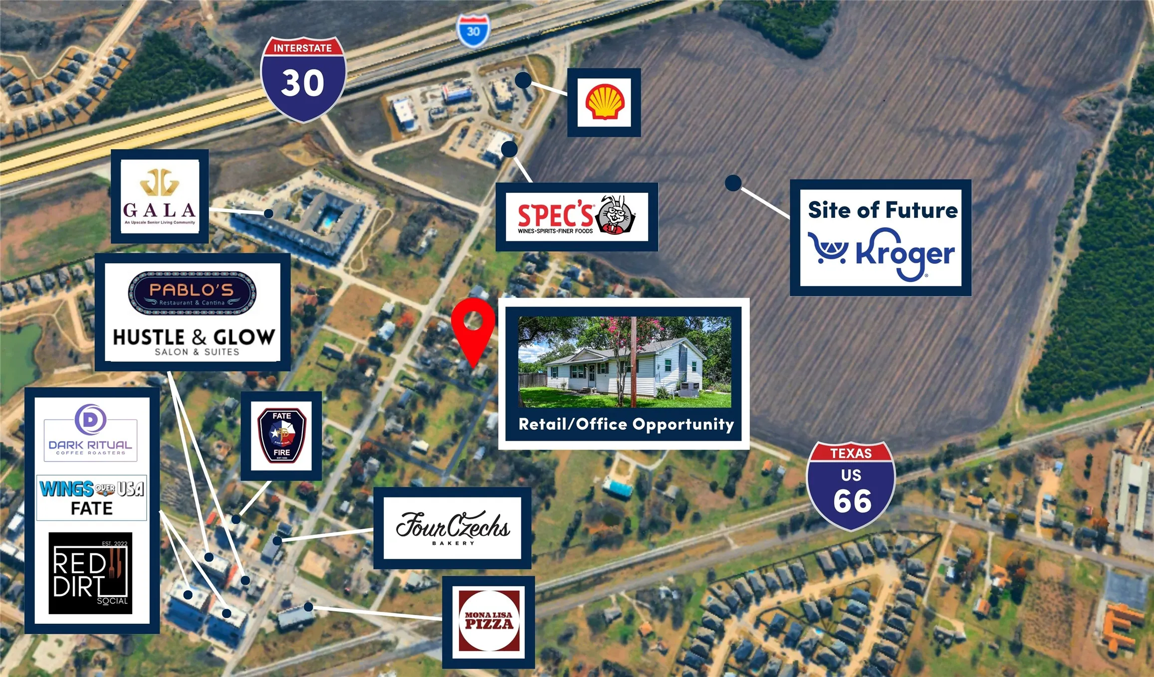 Office For Sale in Rockwall County , 400 C B Davidson, Fate, Texas 75087, 0, 0, Garage spaces, 0 Sqft, built in 1990, Price $499,990, mls#21310031, Real Estate Agent in Fate, Homes For Sale in Rockwall county, Homes For Sale in Fate, Realtor in Fate Texas, Real Estate Brokerage Independent Realty Texas, Luminita Cordes Realtor
