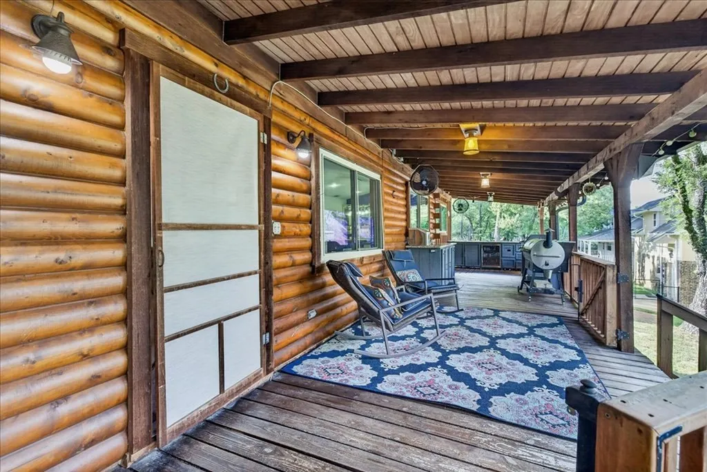 Covered patio