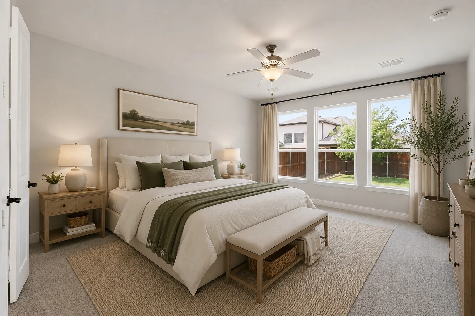 Bedroom Virtually Staged