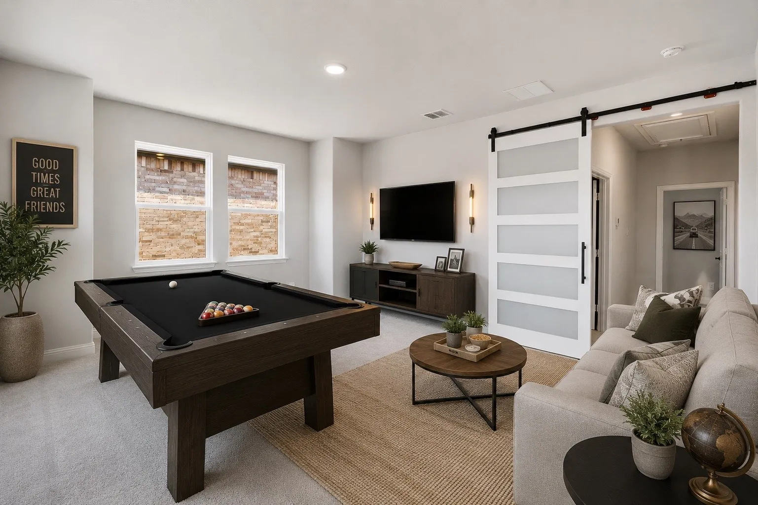 Game Room - Virtually Staged
