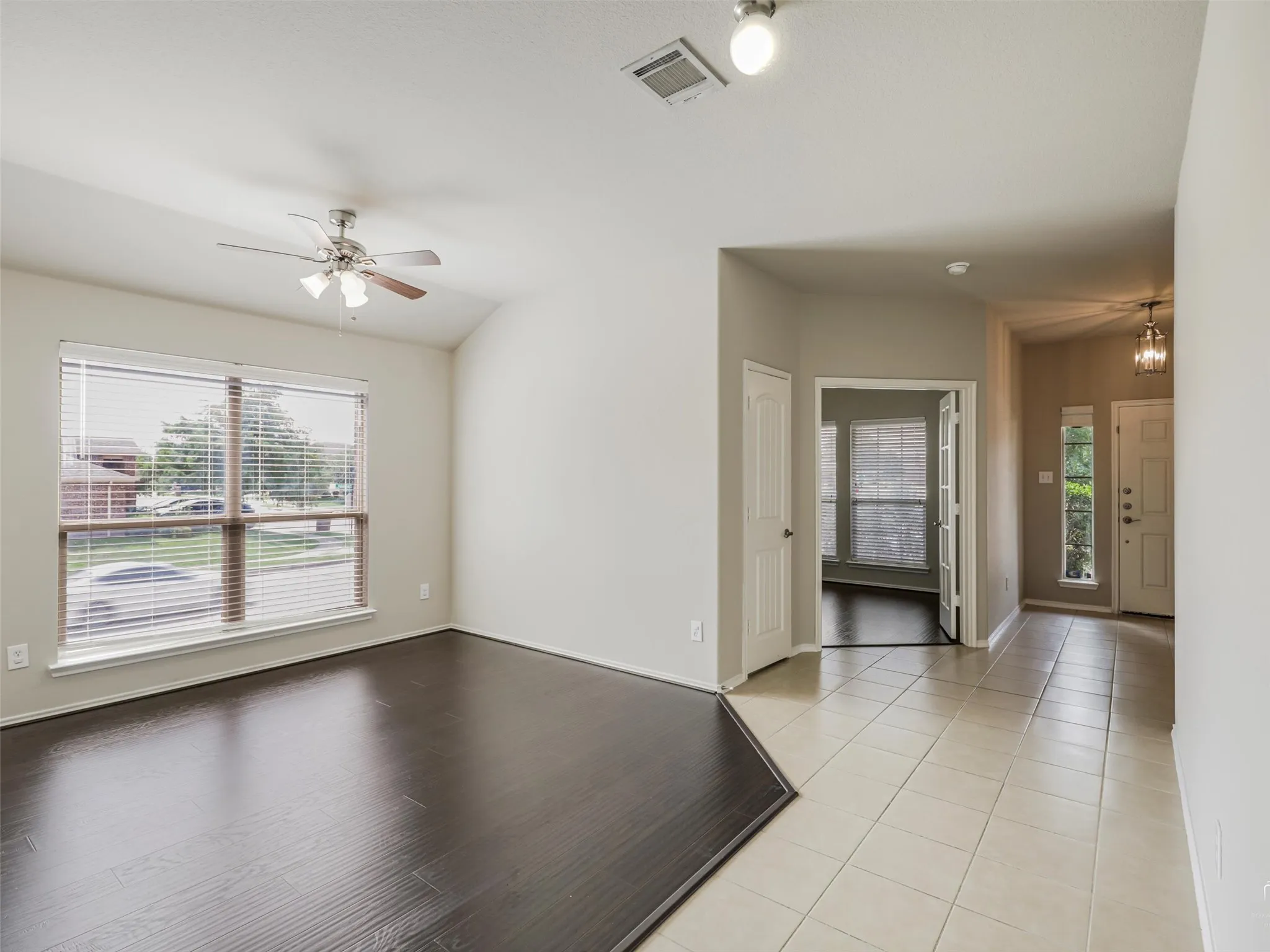 Bright dining area