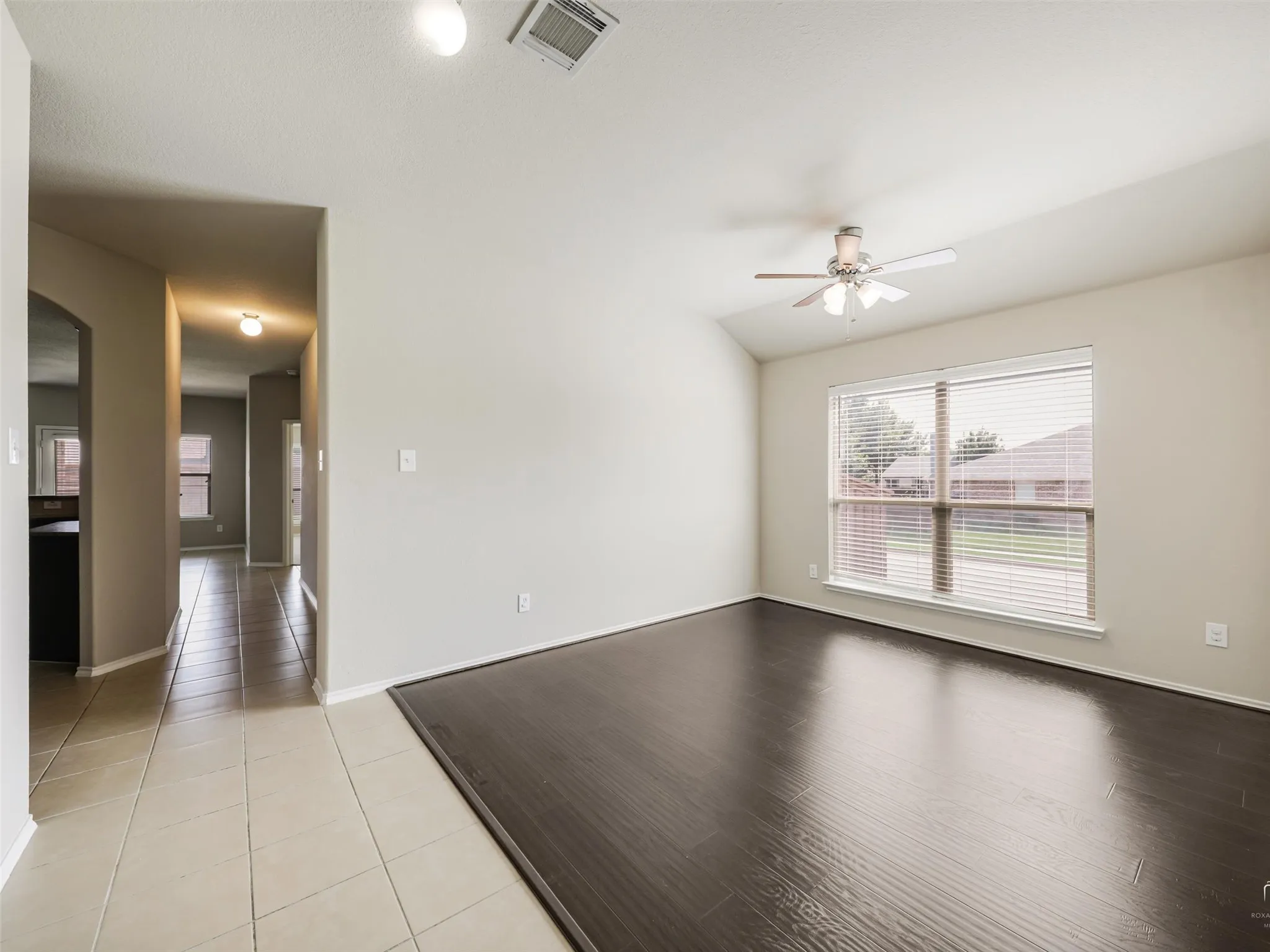 Bright dining area