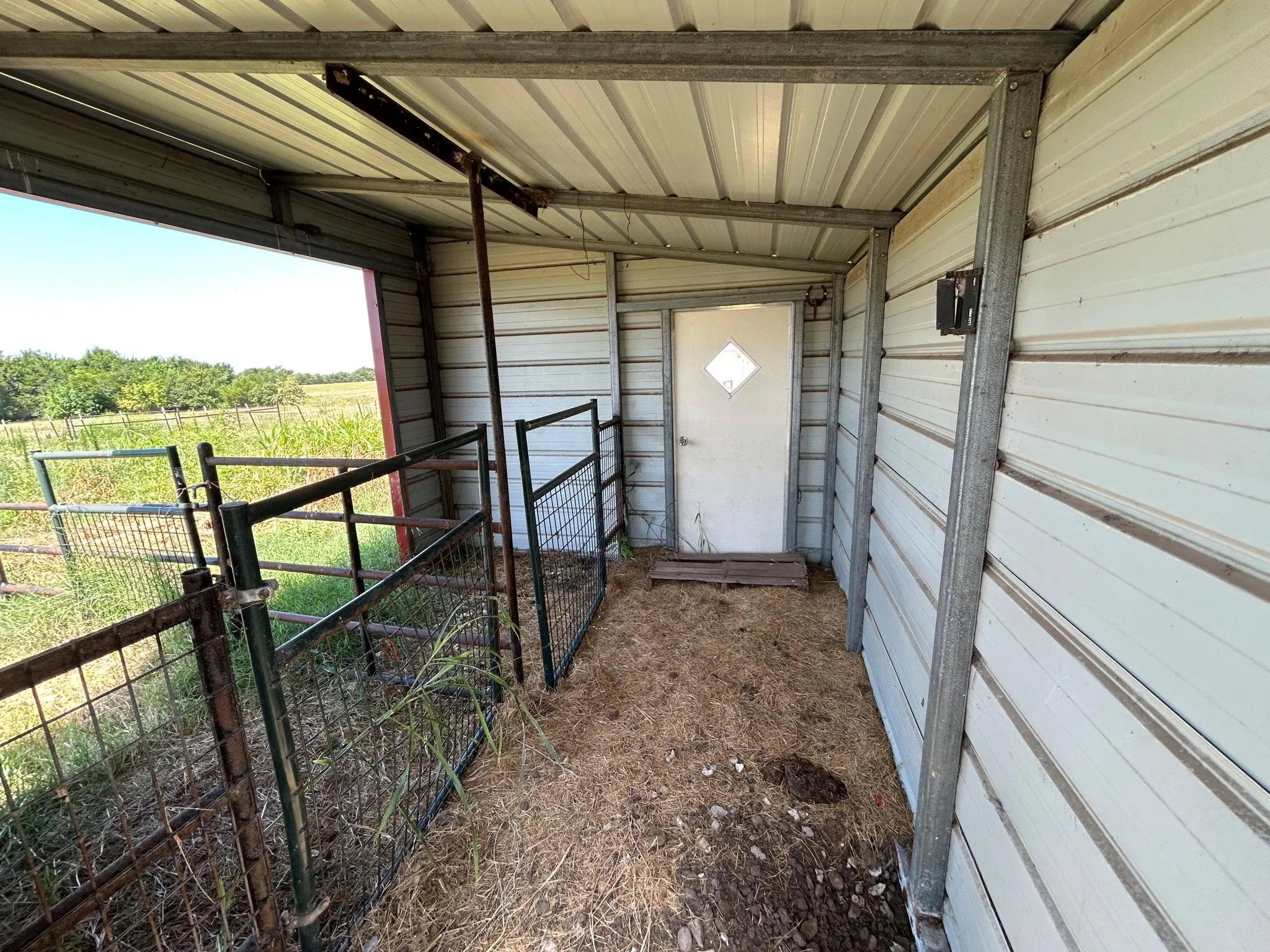 Loafing sheds are open to the small paddocks and have fencing that can be configured to meet individual needs.