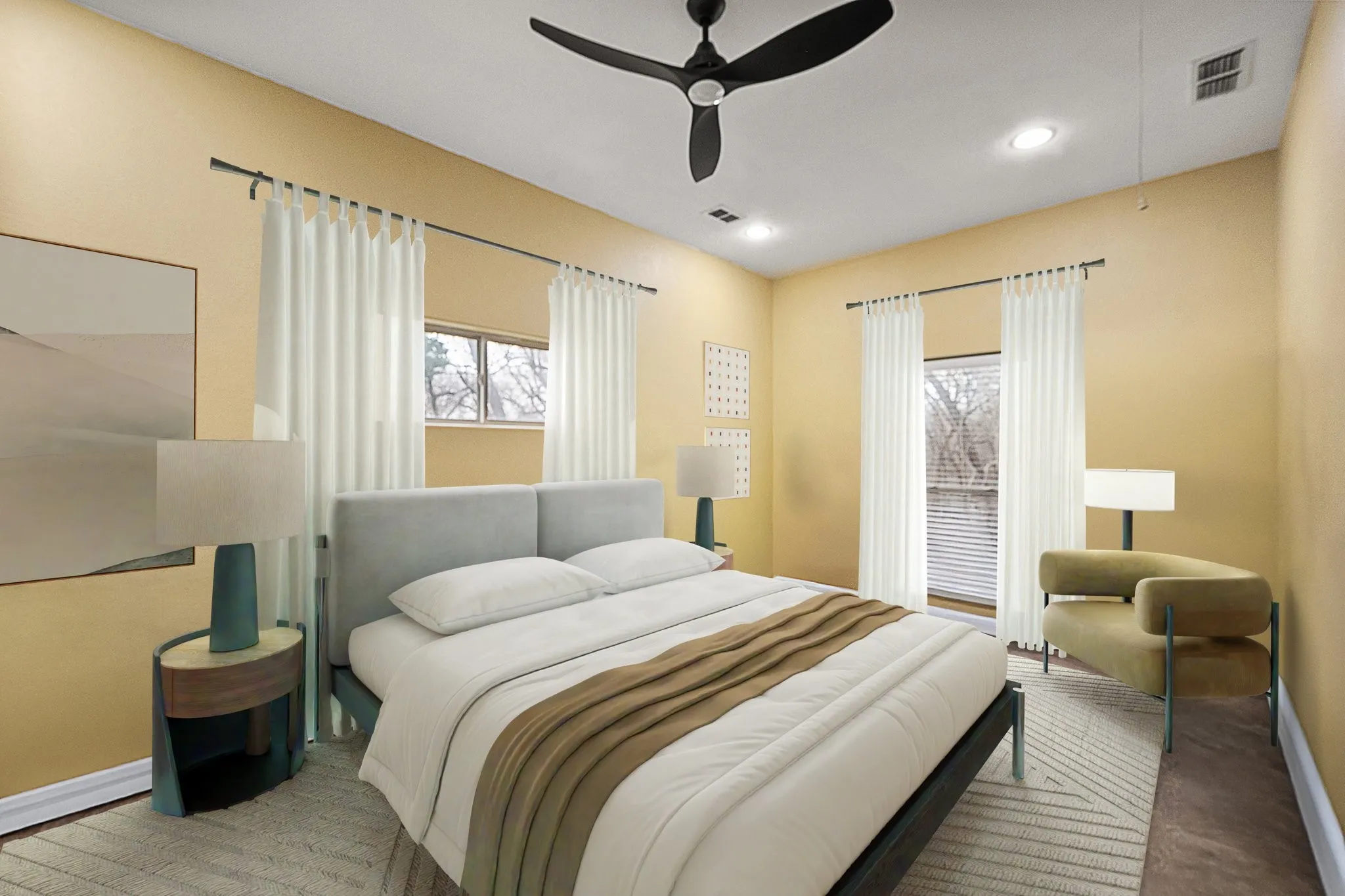 virtually staged
guest house bedroom 6