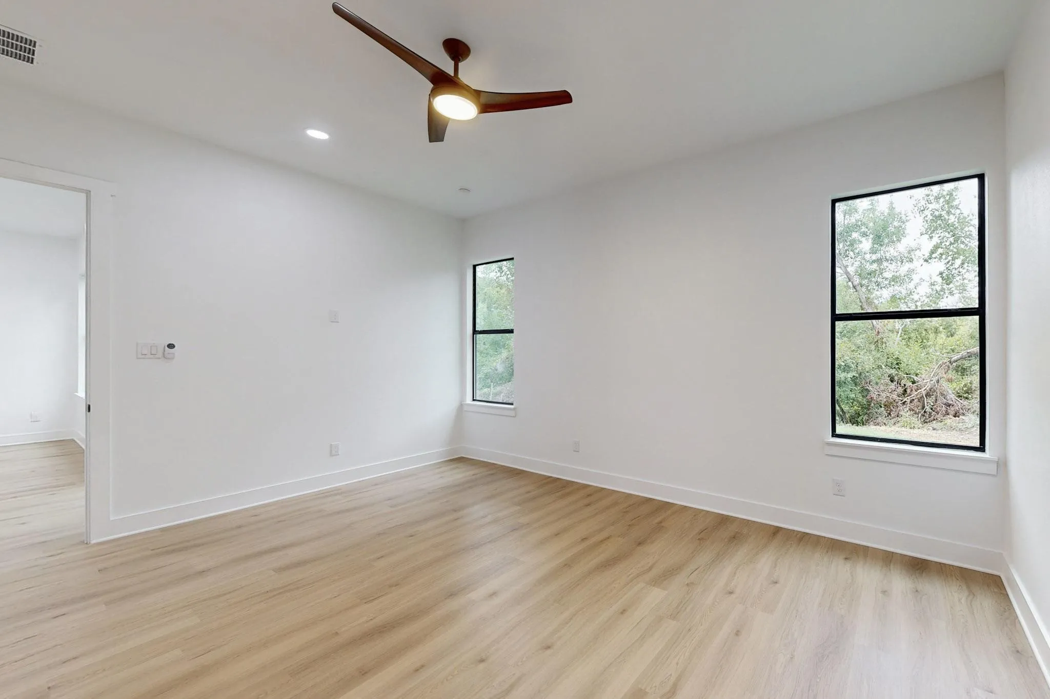Spacious master bedroom