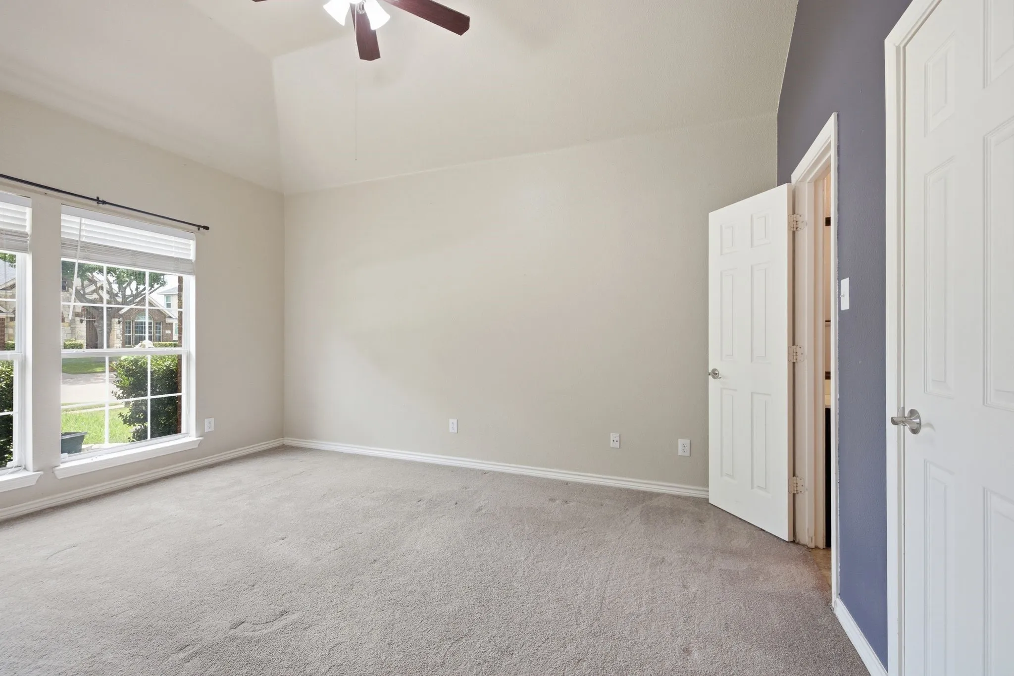 The extra bedrooms have ample room!