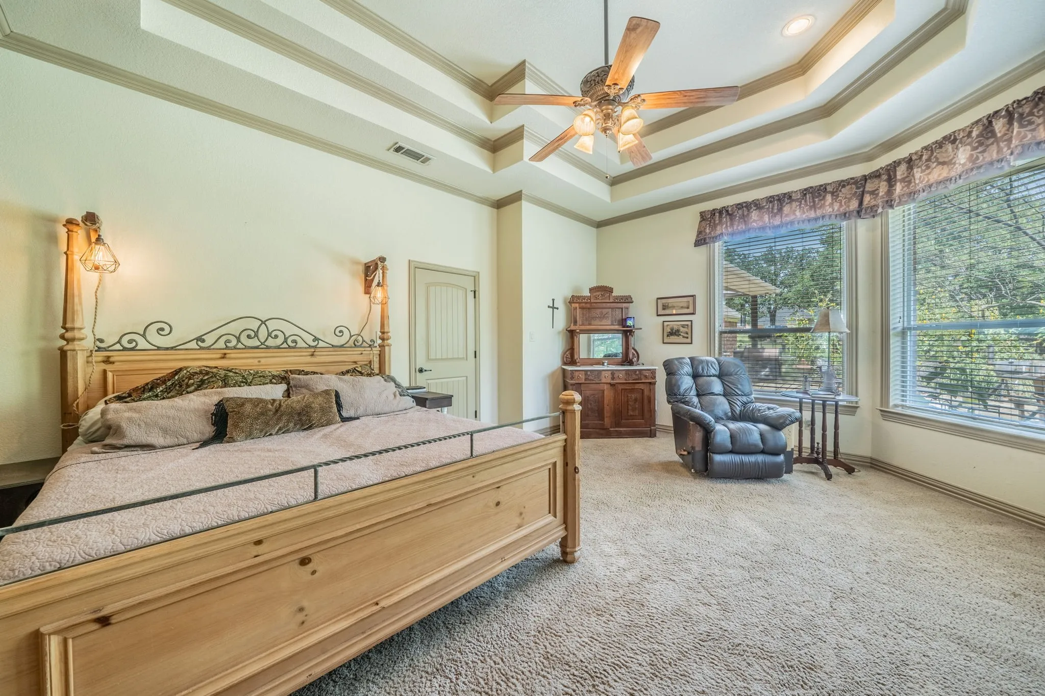 Large primary bedroom suite.
