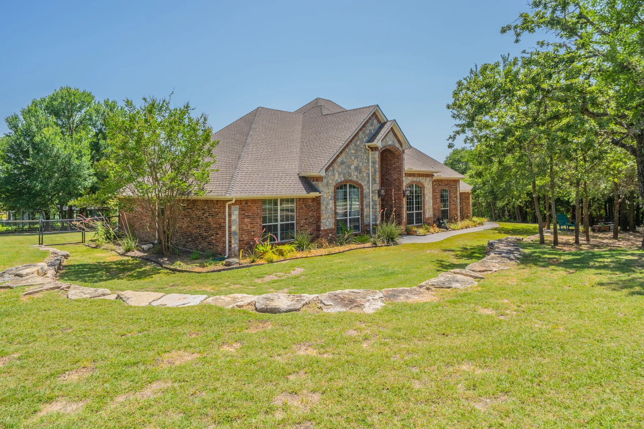 Front Side View of Lot.