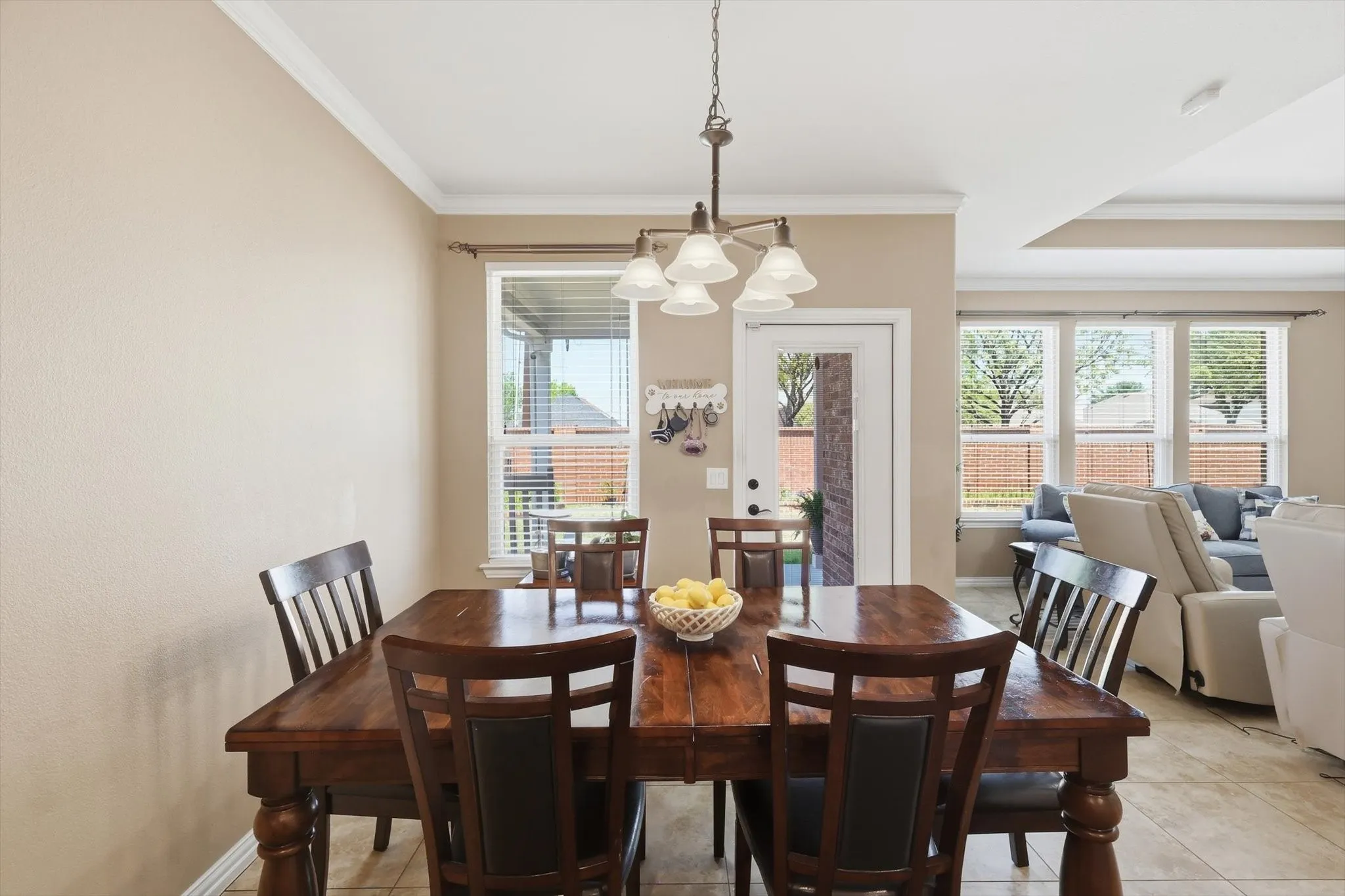 Bright dining space perfect for family meals and special occasions.
