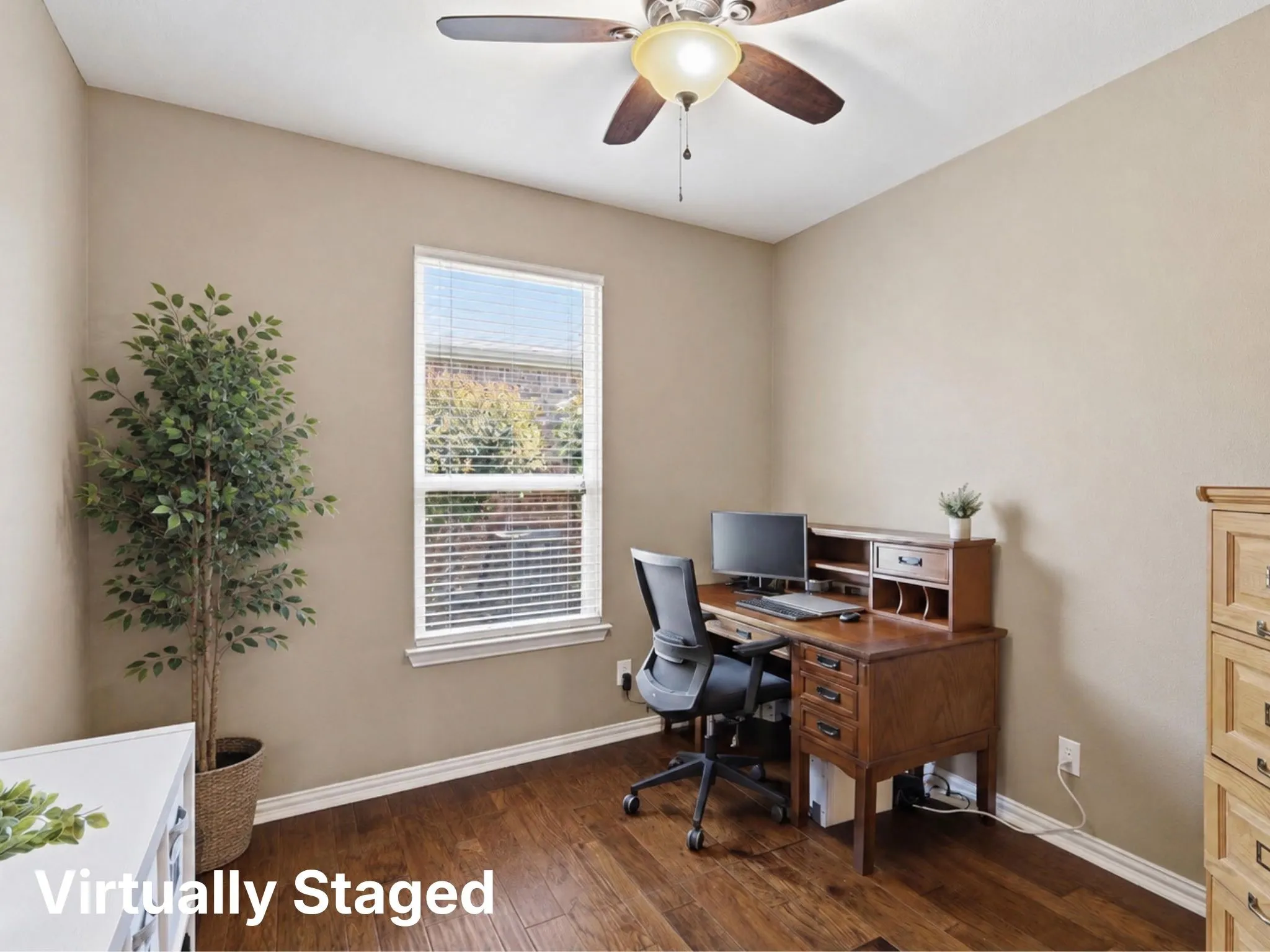Versatile office space ideal for working from home or a quiet retreat.