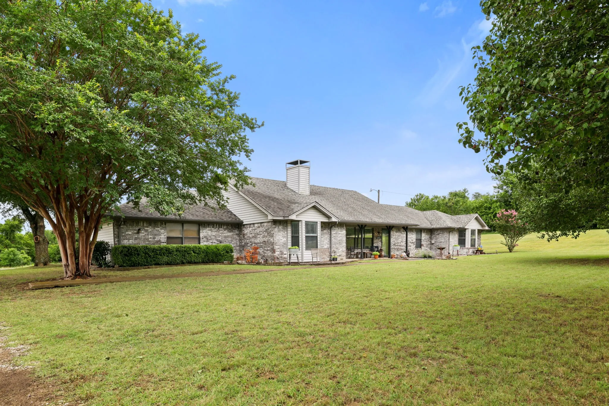 From driveway