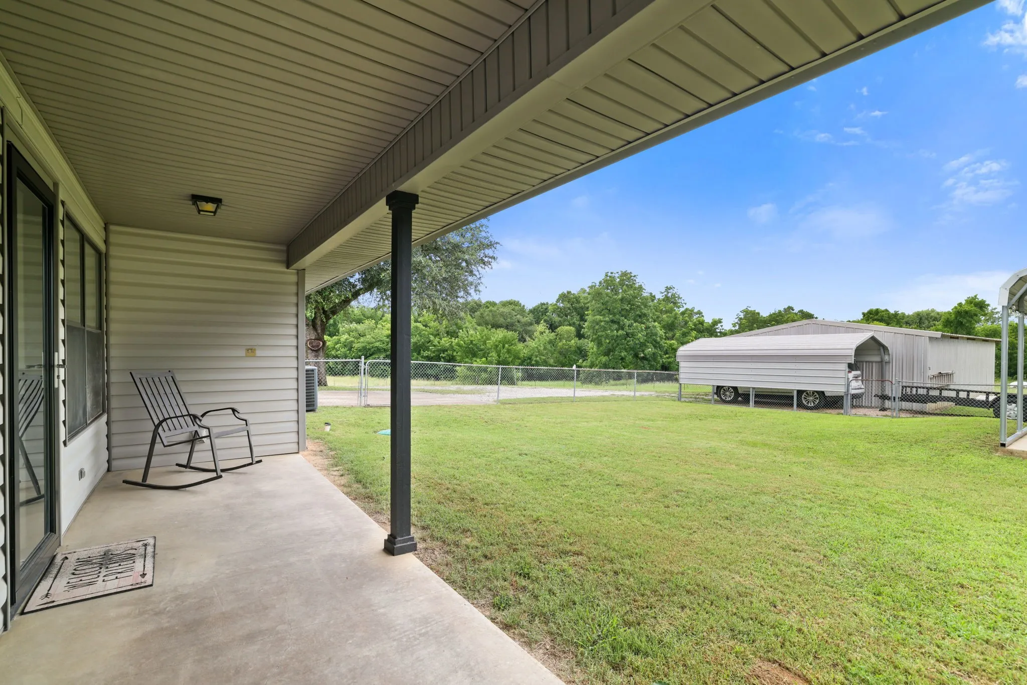 Covered backporch