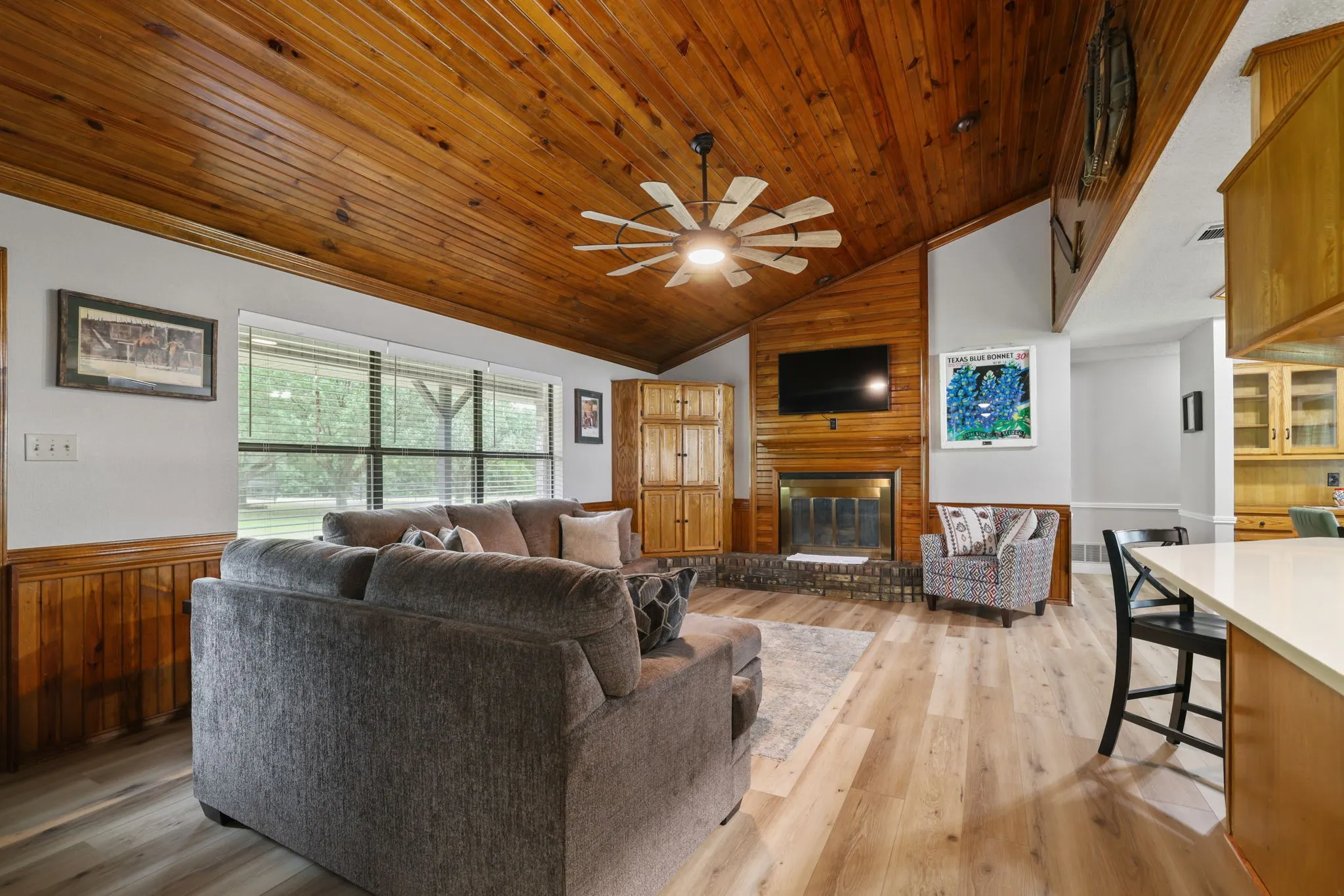 Living area from front door