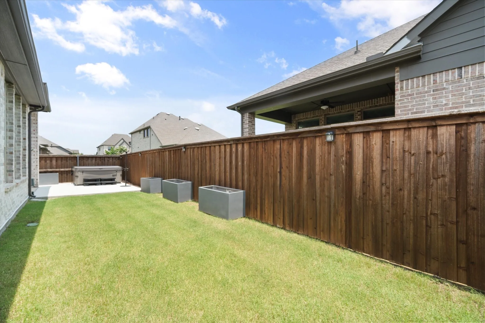 Low maintenance back yard