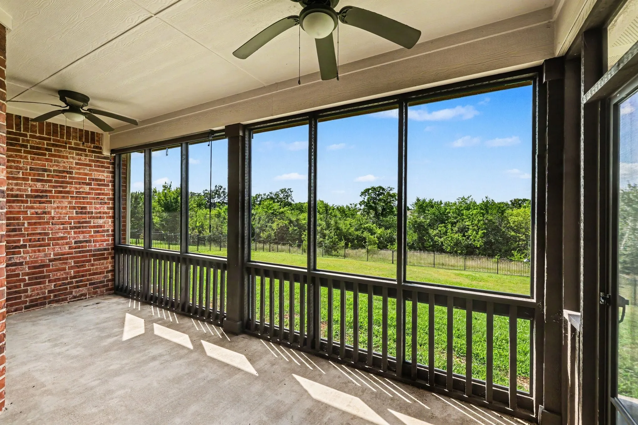 Screened in patio