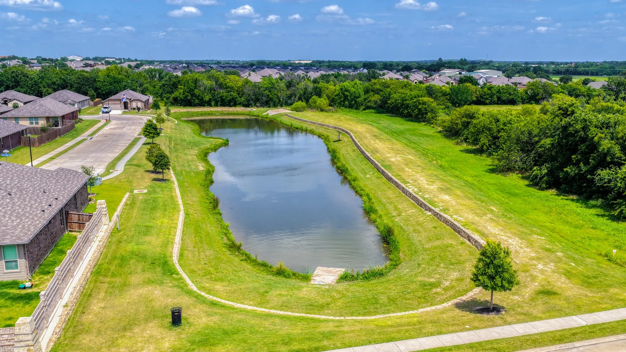 Subdivision pond