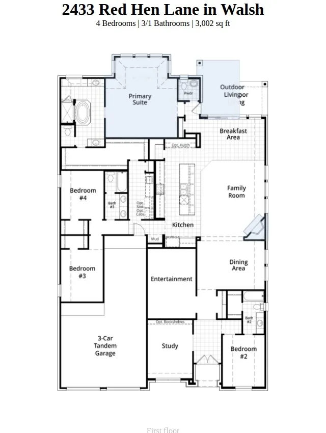 Single Family Residence For Sale in Parker County , 2433 Red Hen Lane, Aledo, Texas 76008, 4 Bedroom, 4 Bathroom, 3 Garage spaces, 3,002 Sqft, built in 2026, mls#21311045, Real Estate Agent in Aledo, Homes For Sale in Parker county, Homes For Sale in Aledo, Realtor in Aledo Texas, Real Estate Brokerage Independent Realty Texas, Luminita Cordes Realtor
