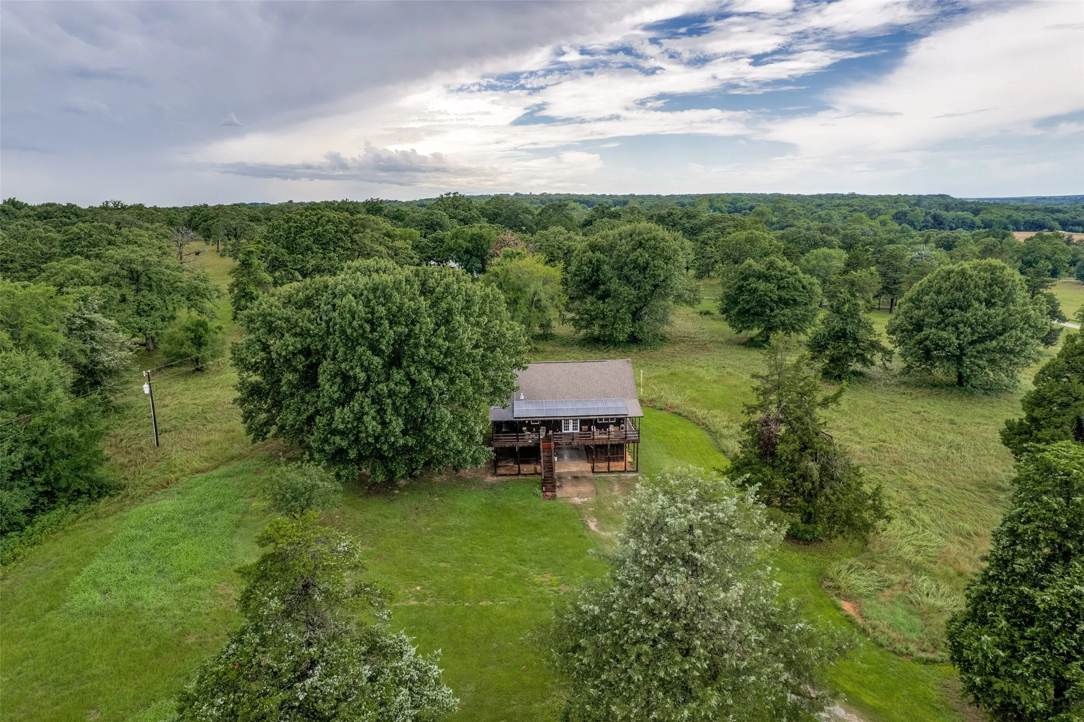 House view looking west
