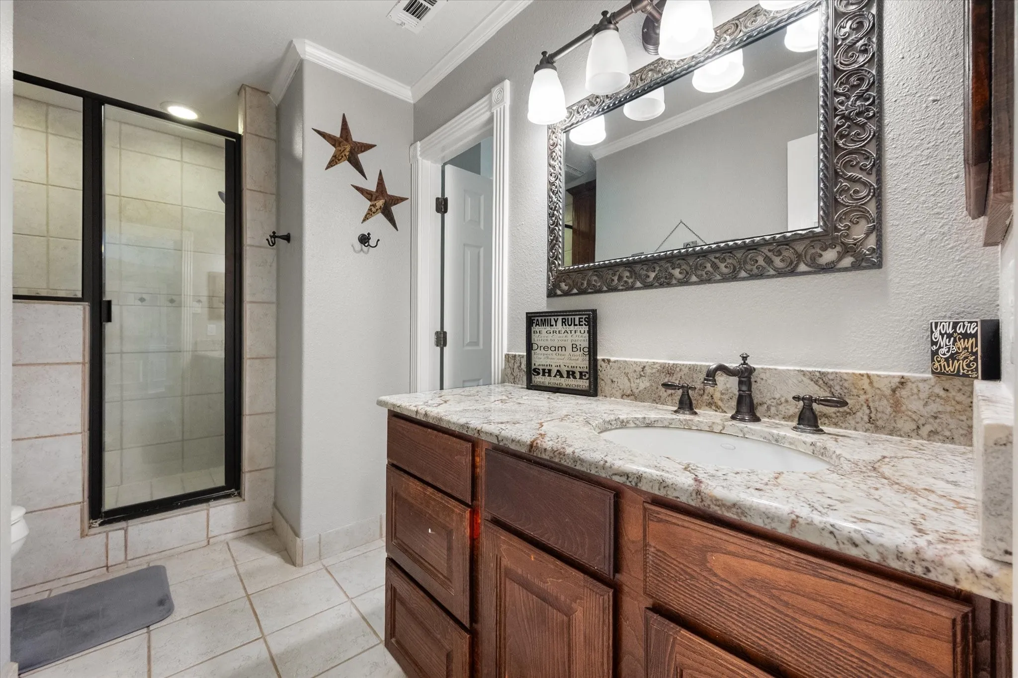 Second story bathroom