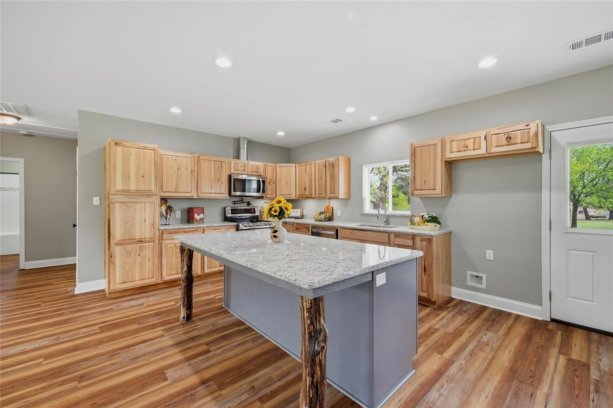 Guest house kitchen.