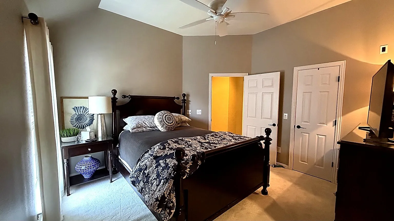 2nd floor bedroom with jack and jill bath