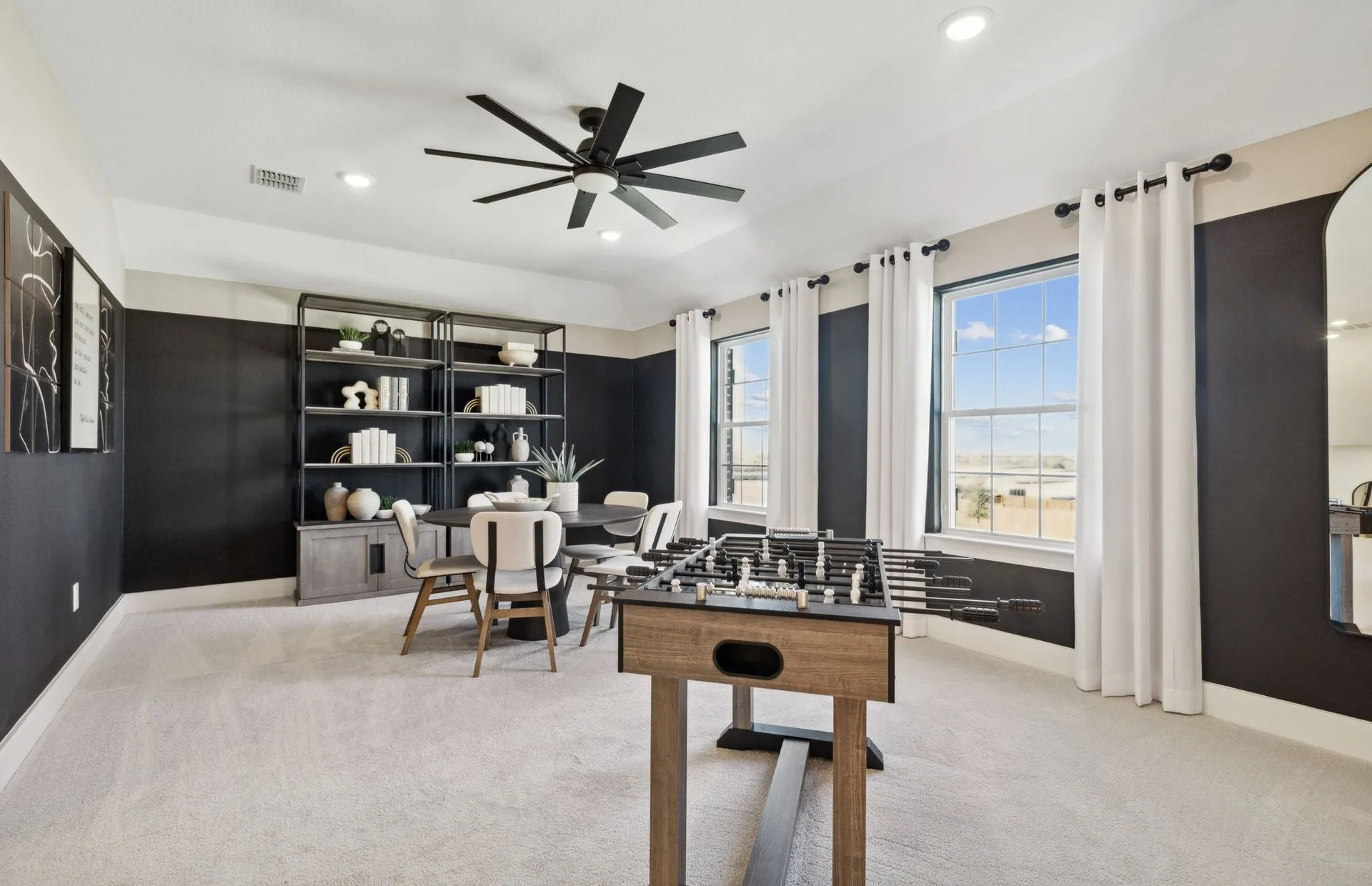 *Model Representation - Spacious game room on second level