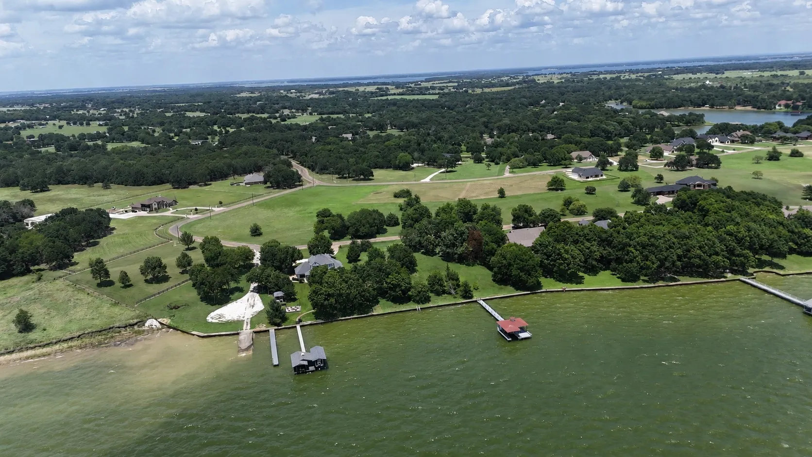 Enjoy expansive open-water views stretching across the third-largest lake in Texas.
