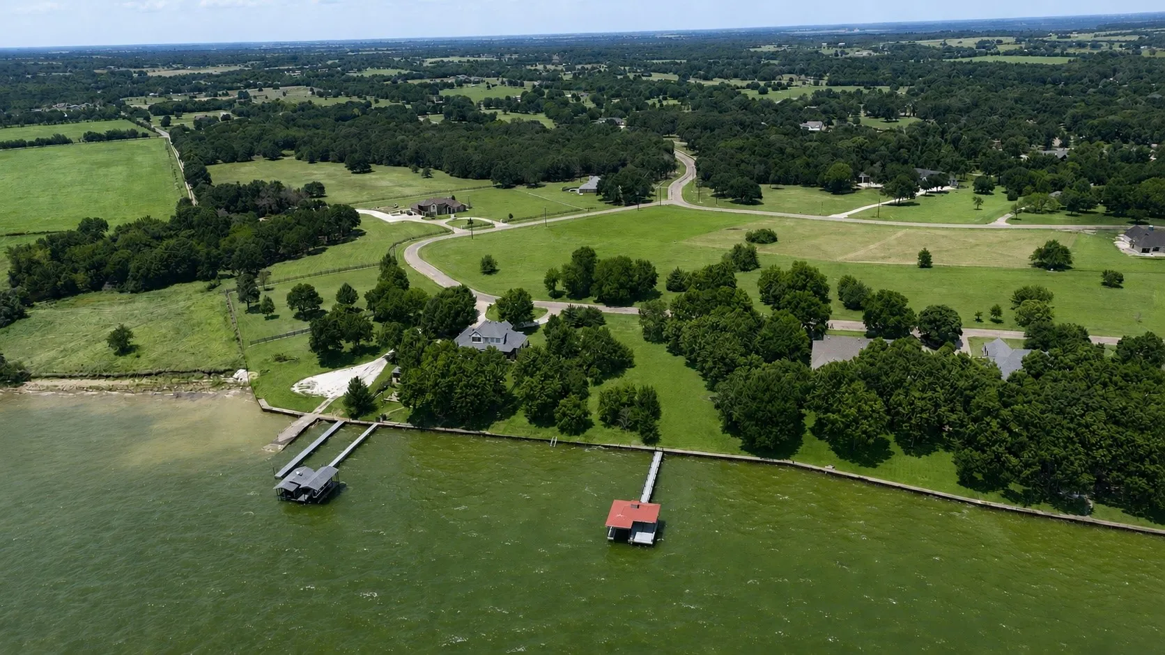 Wide-open lakefront acreage provides flexibility for designing your ideal lakeside escape.