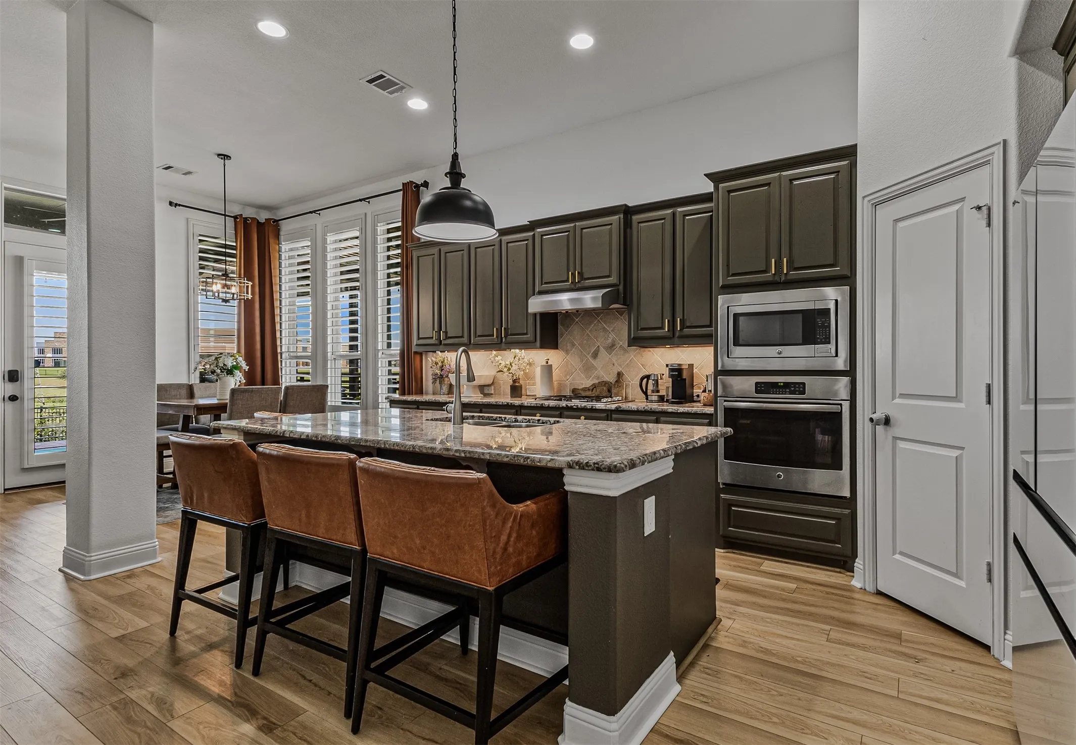 Large kitchen island