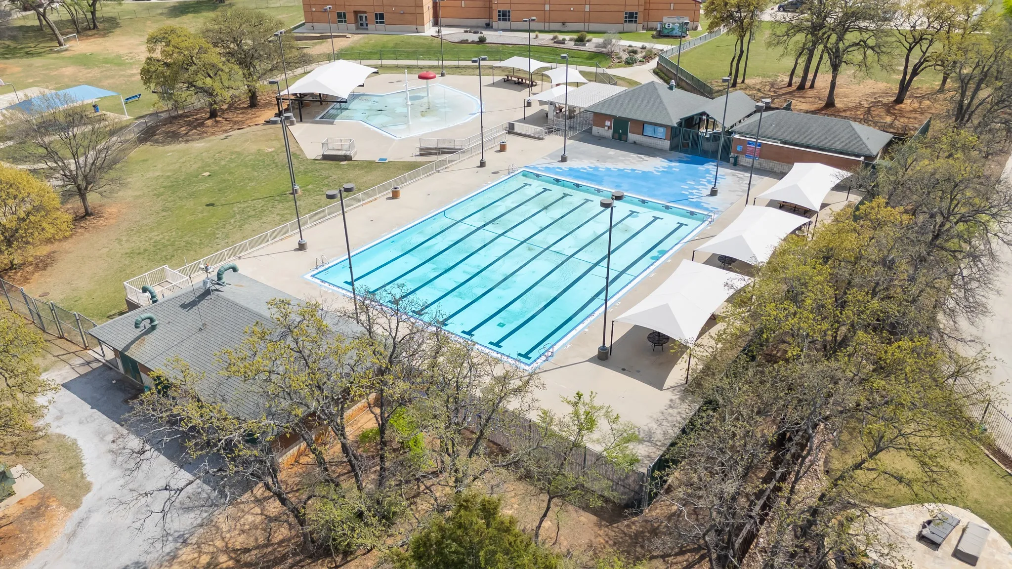 Pleasant Glade community pool is one block east!