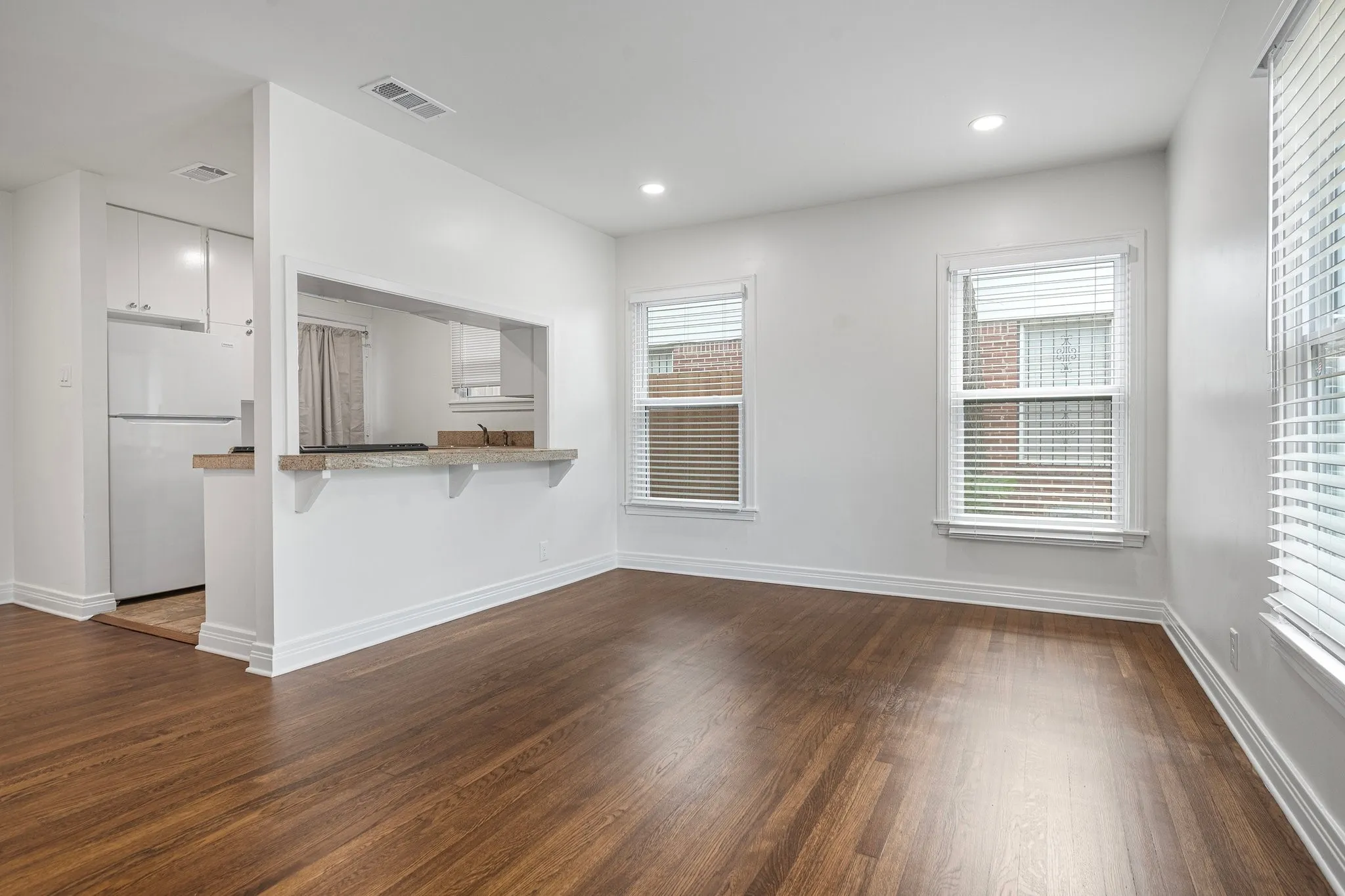 Living Room Is Open To Kitchen. Pass-Through Window.