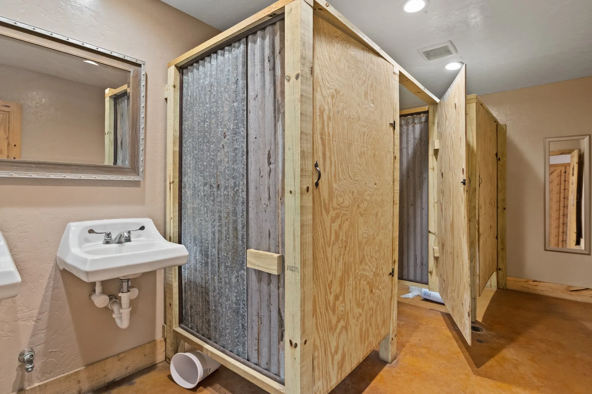 Recreational area restrooms