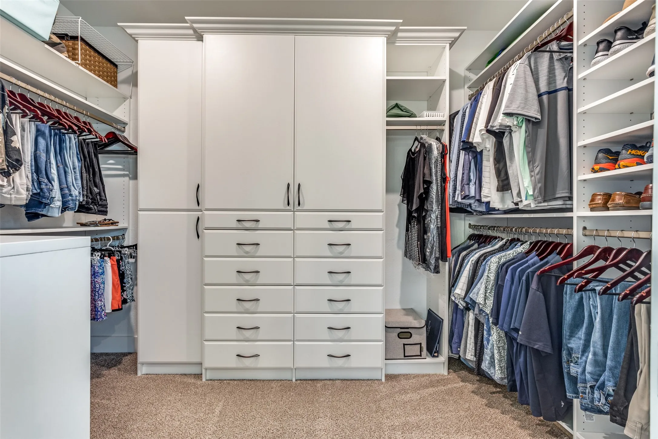 Custom walk in closet