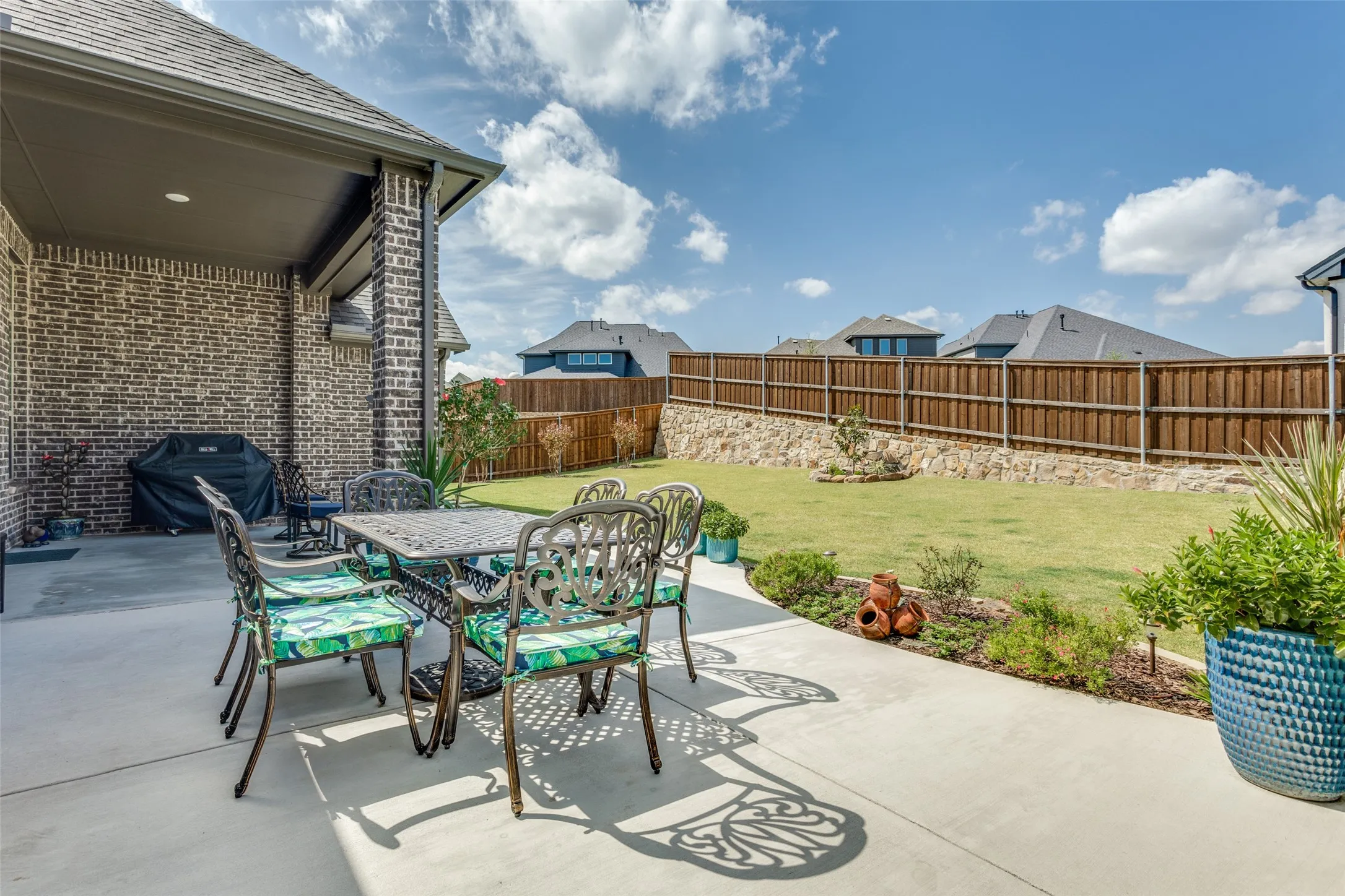 Extended patio