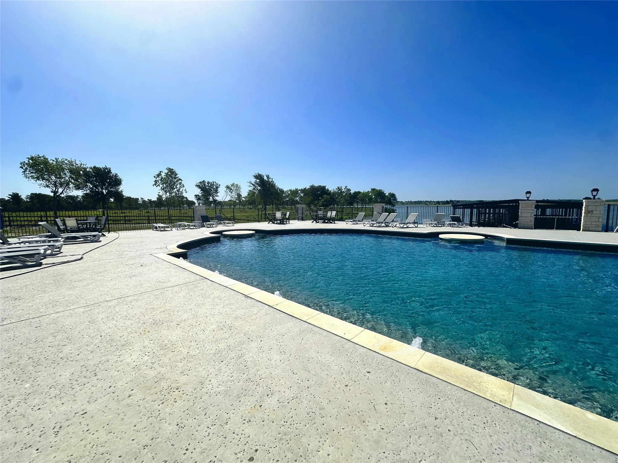 Resort-style swimming pool designed for relaxation and recreation.