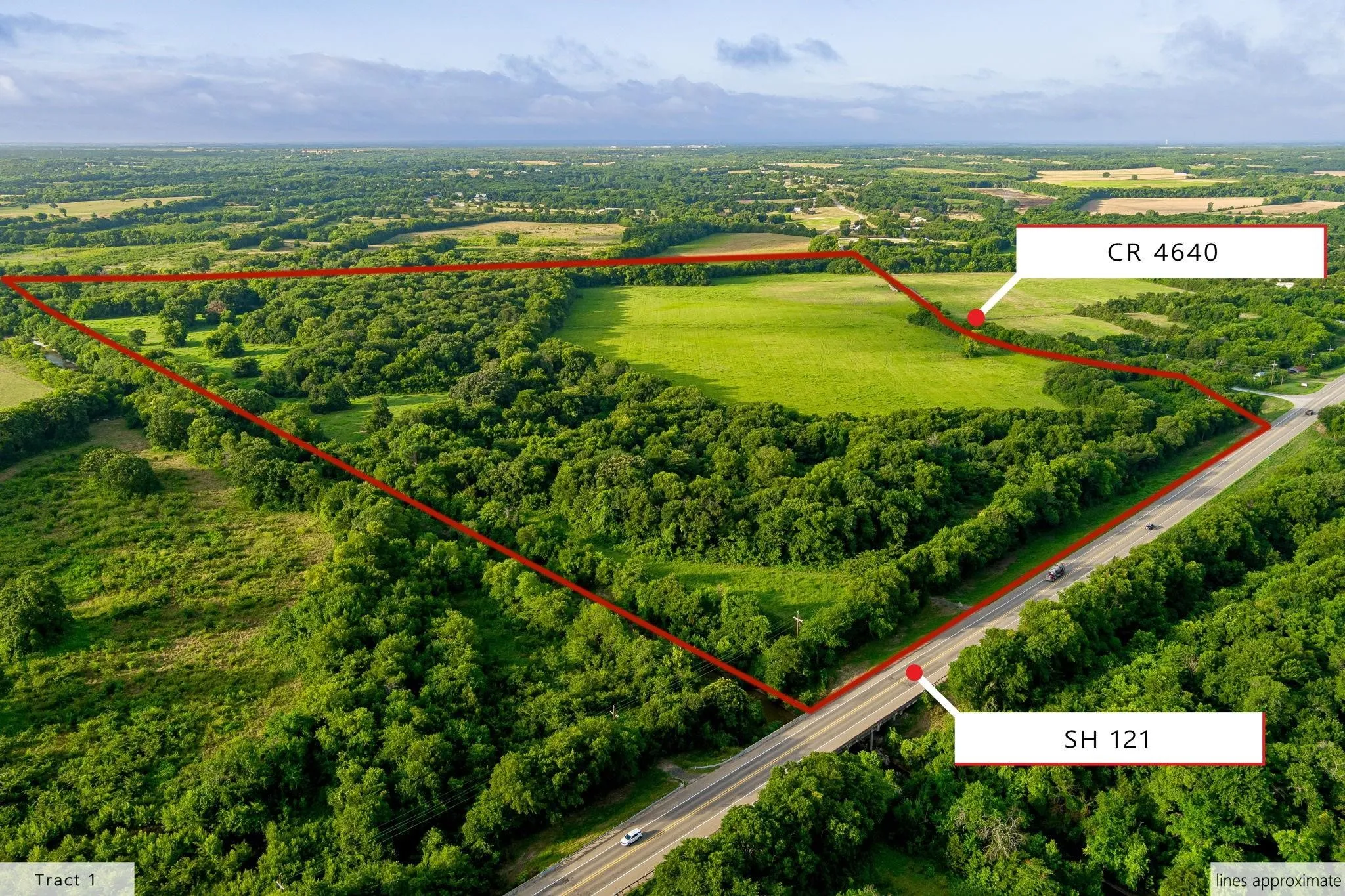 Unimproved Land For Sale in Fannin County , TBD 88.155 ACRES Tract 1 FM 121, Trenton, Texas 75490, 0, 0, Garage spaces, 0 Sqft, built in 0, Price $2,115,720, mls#21312173, Real Estate Agent in Trenton, Homes For Sale in Fannin county, Homes For Sale in Trenton, Realtor in Trenton Texas, Real Estate Brokerage Independent Realty Texas, Luminita Cordes Realtor