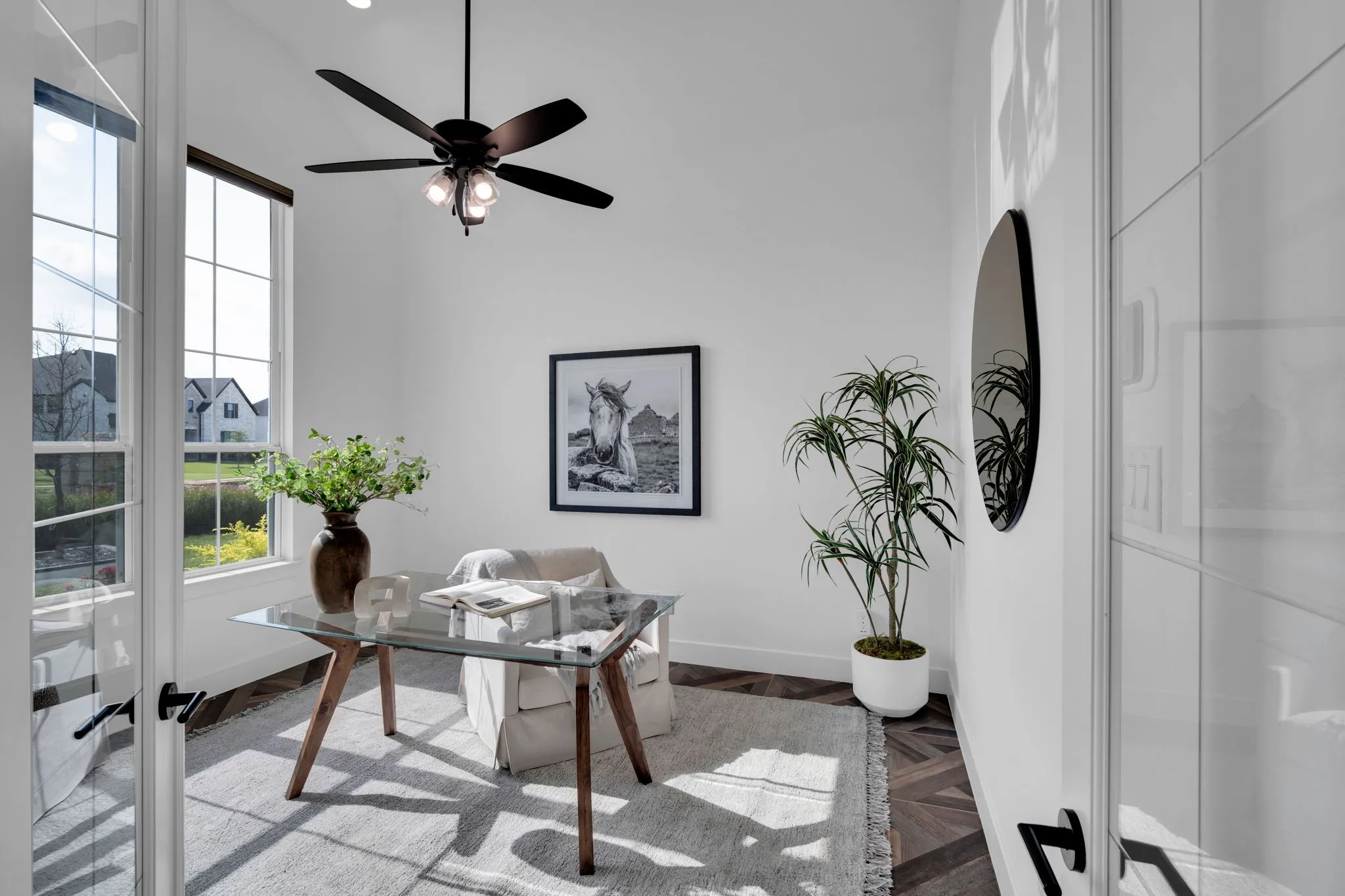 Gorgeous private office surrounded by natural light!
