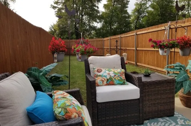 Nice yard for enjoyment