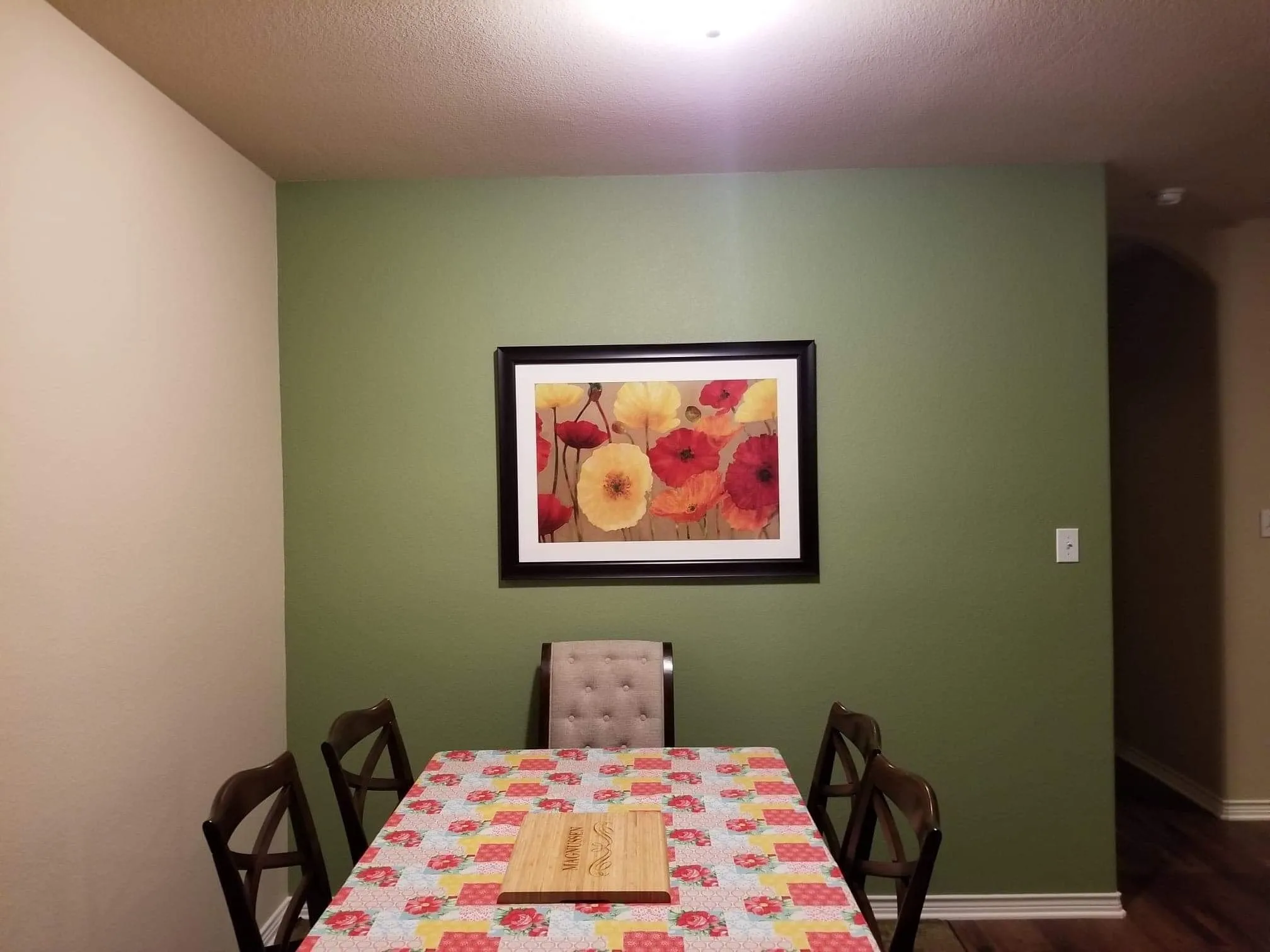 Accent paint and upgraded paint in all rooms.