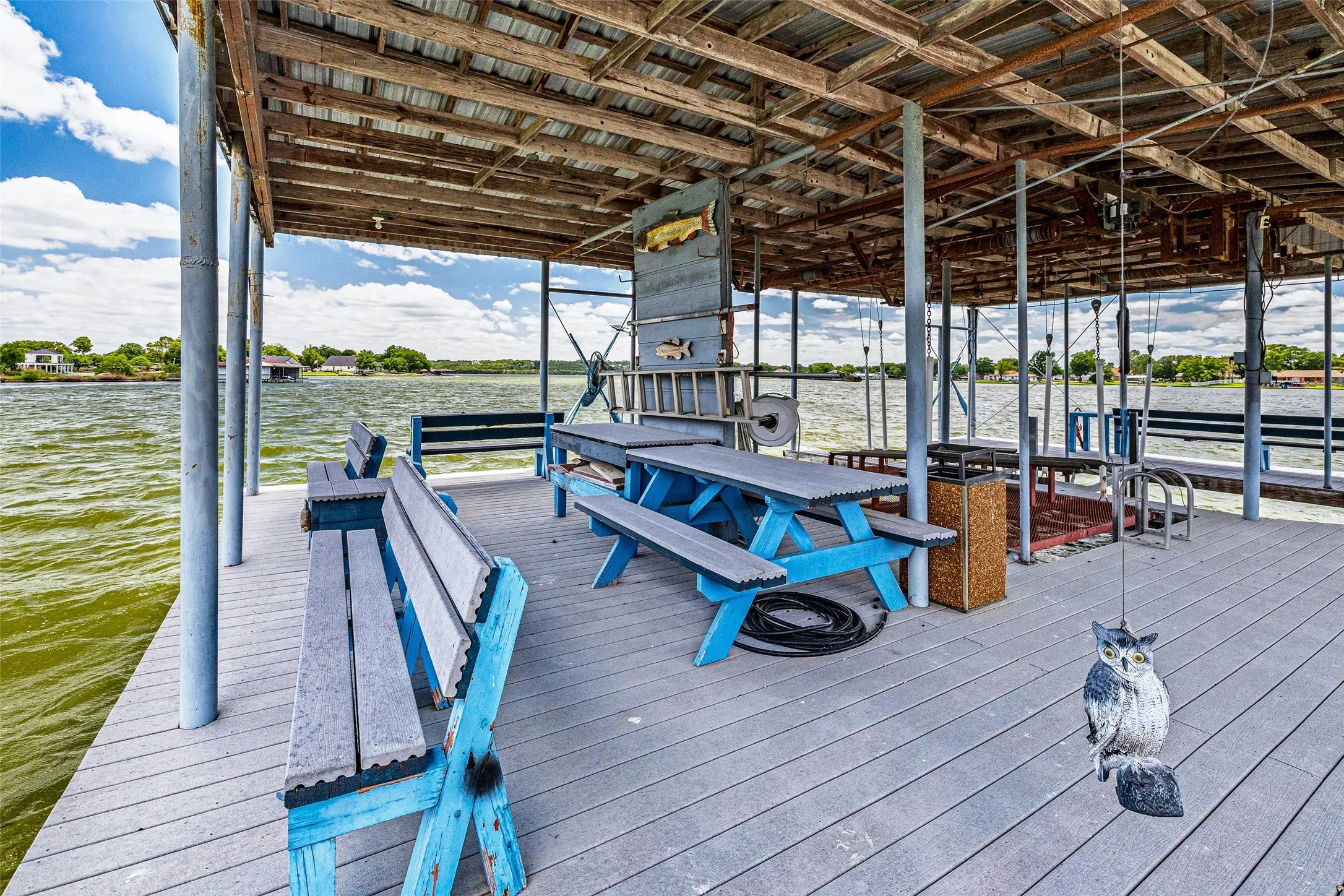 Or just be lazy out on your dock and toss a line in!