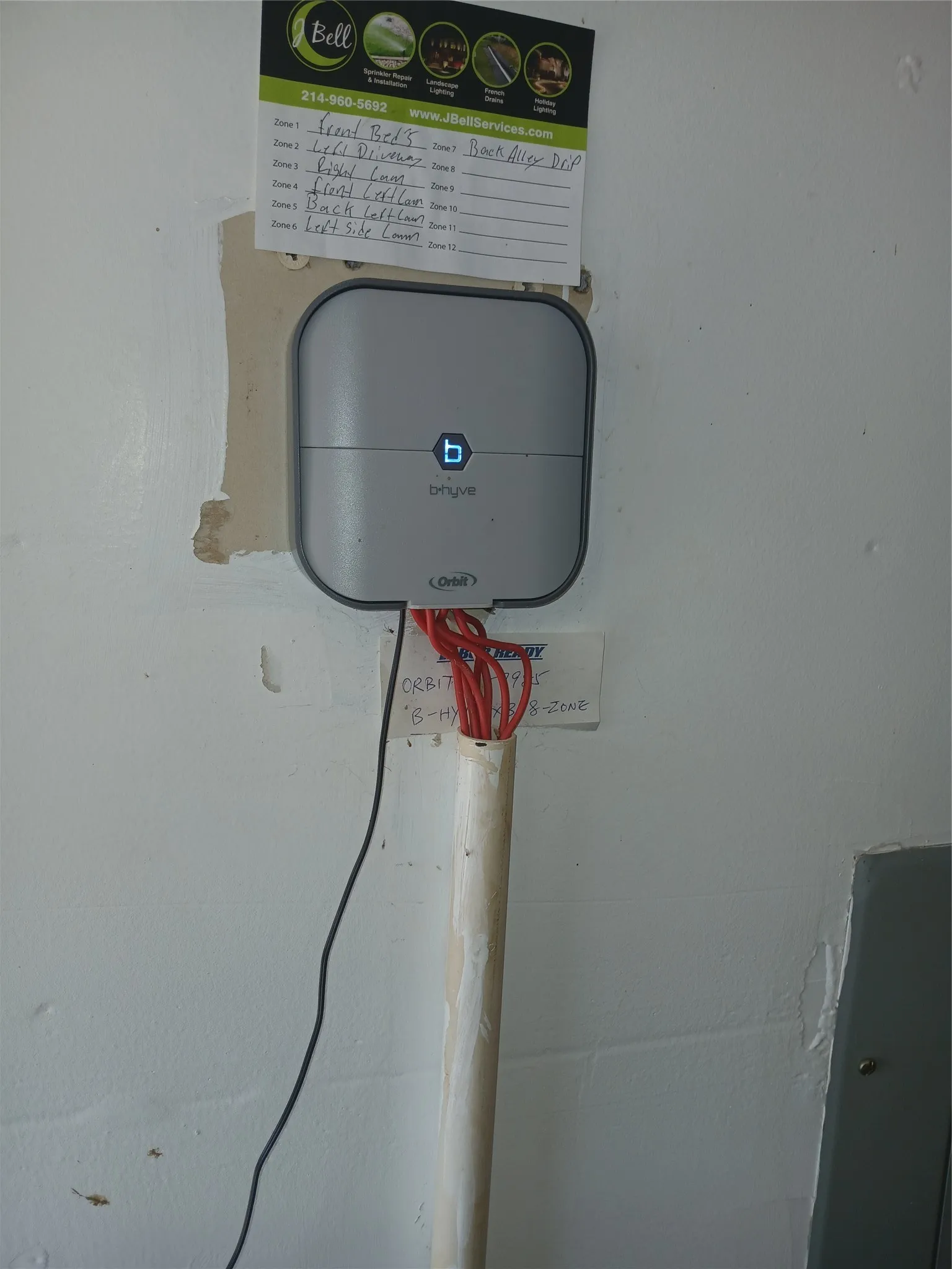 sprinkler system