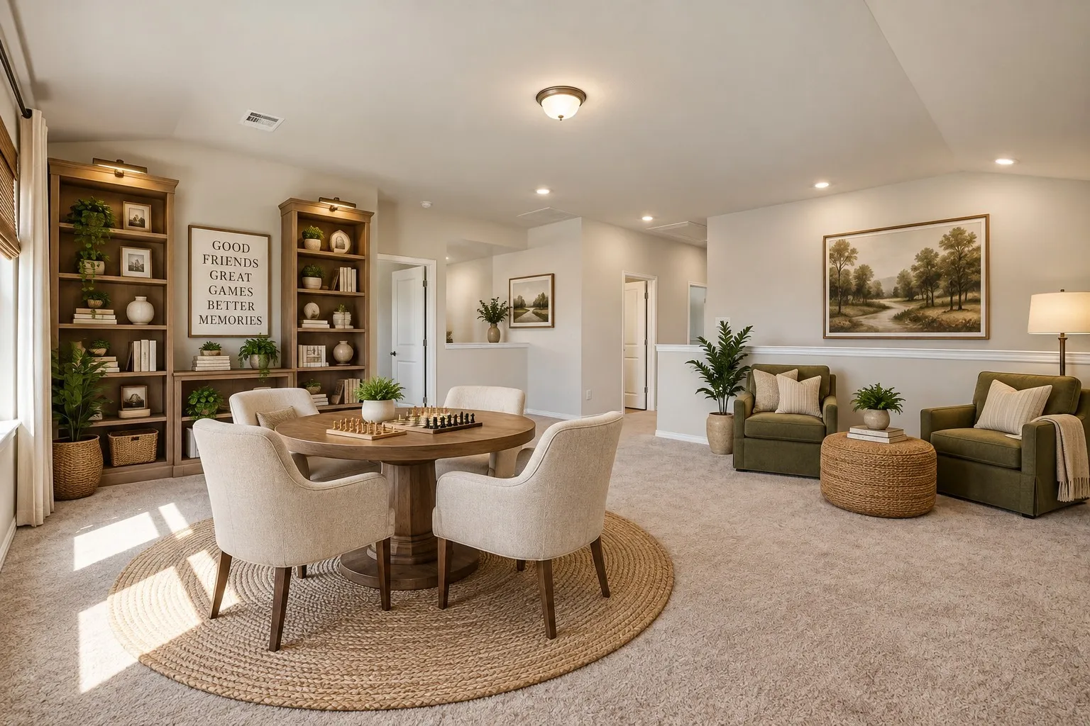 Upstairs, Virtually Staged