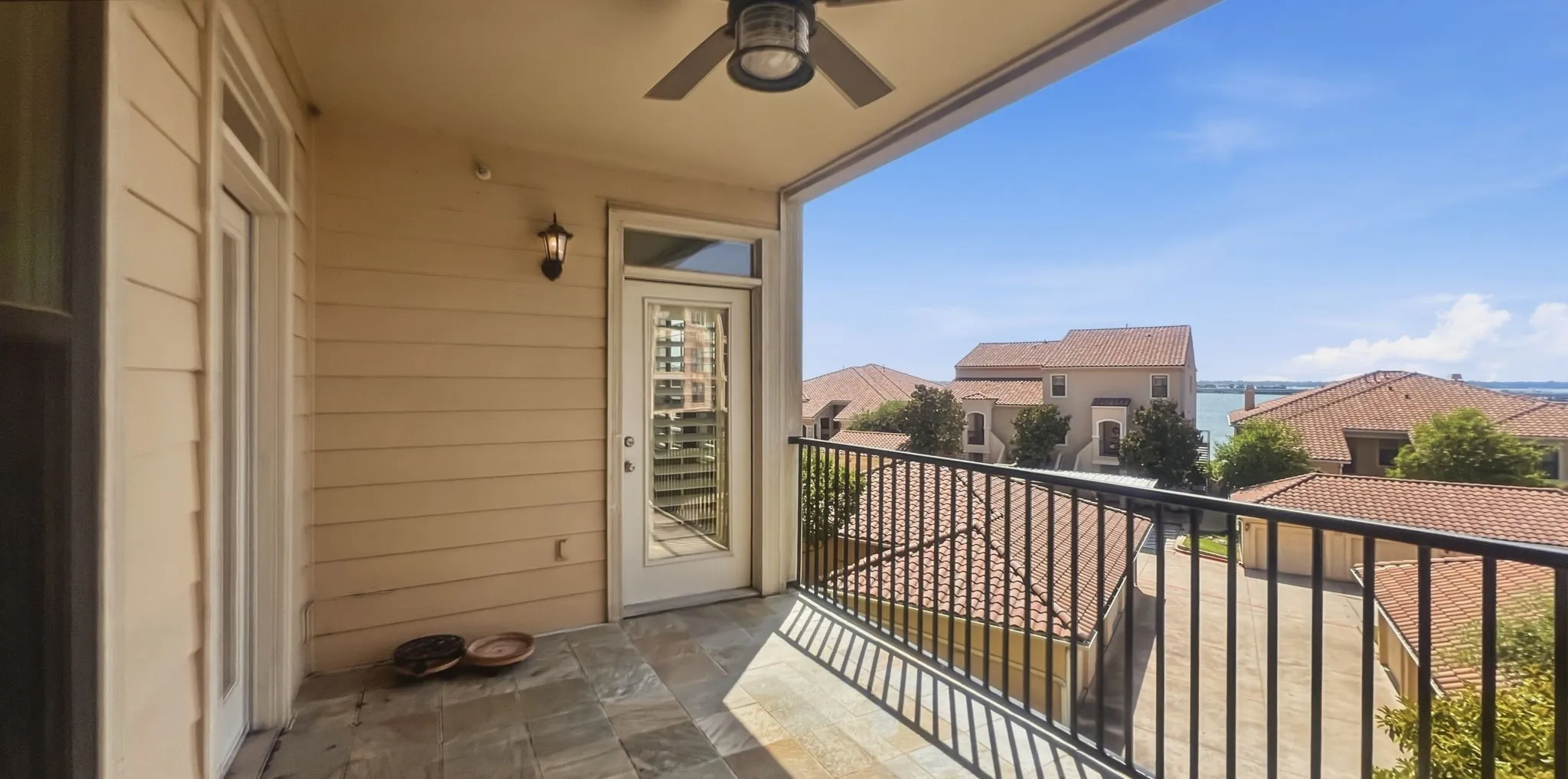 Balcony view from Primary Bedroom patio door