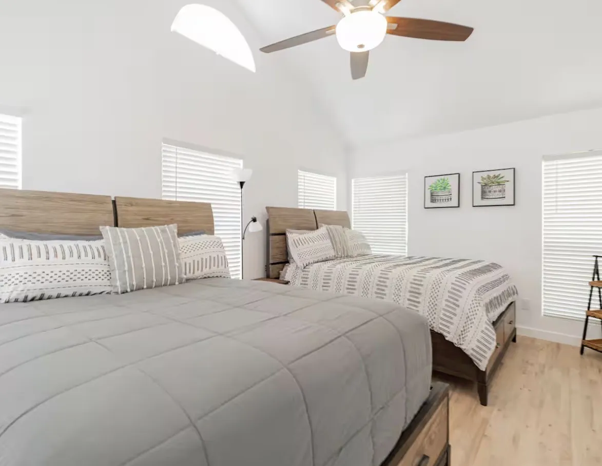 Huge bedroom sleeps 4