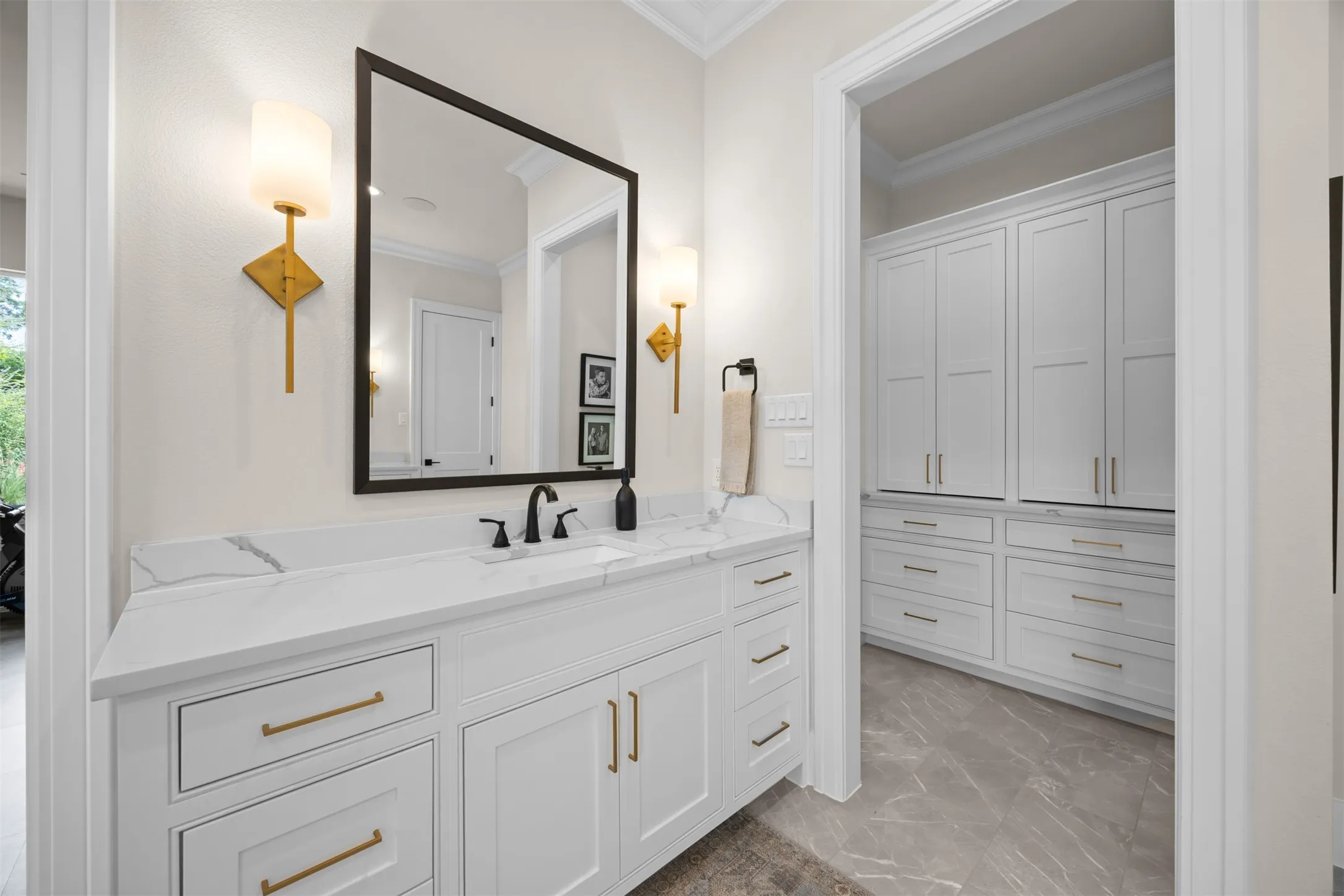 Experience luxury in your private space along with extra storage with hidden plugs to hide all of your electronics & devices.