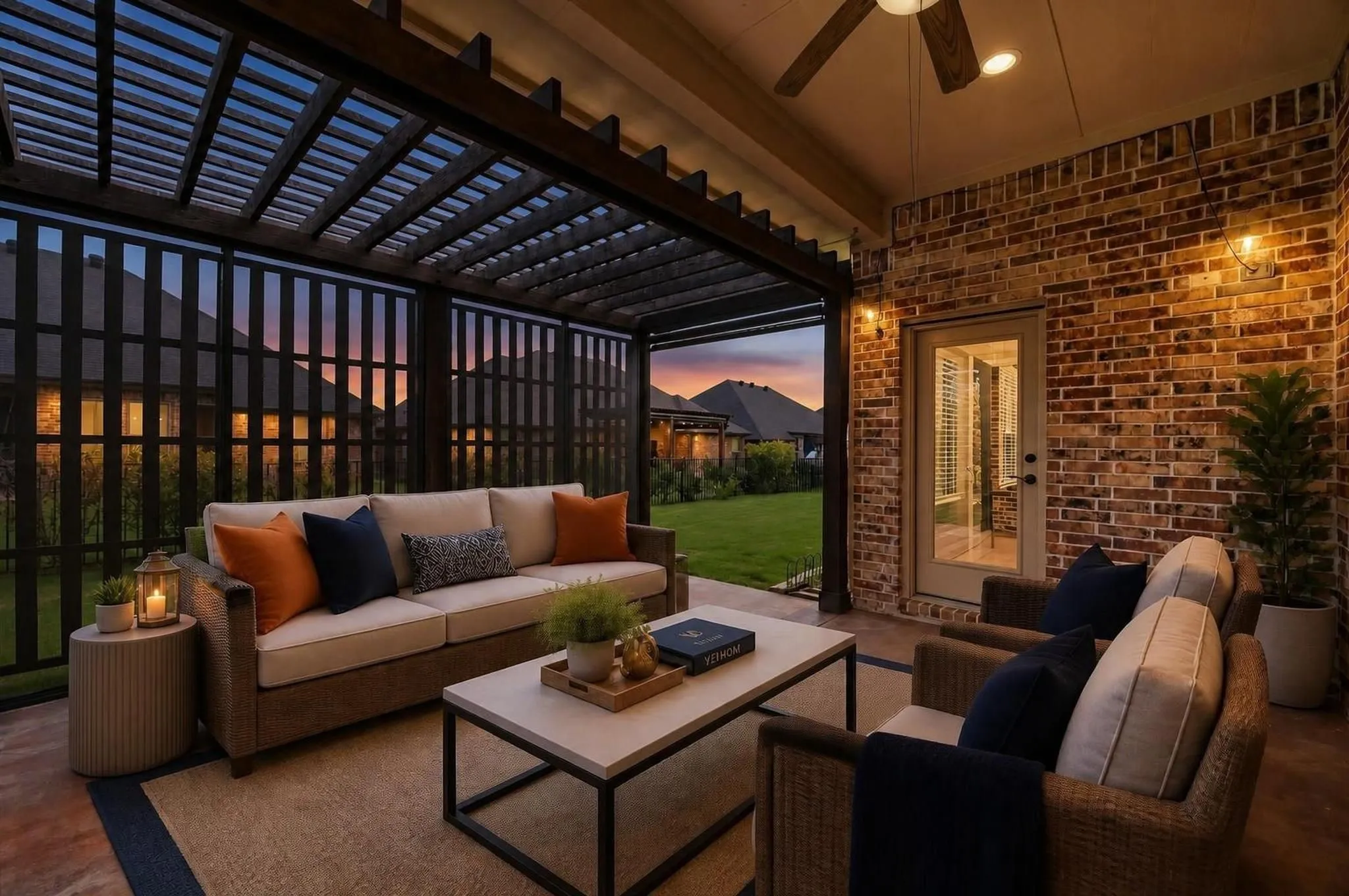 Virtually Staged Patio