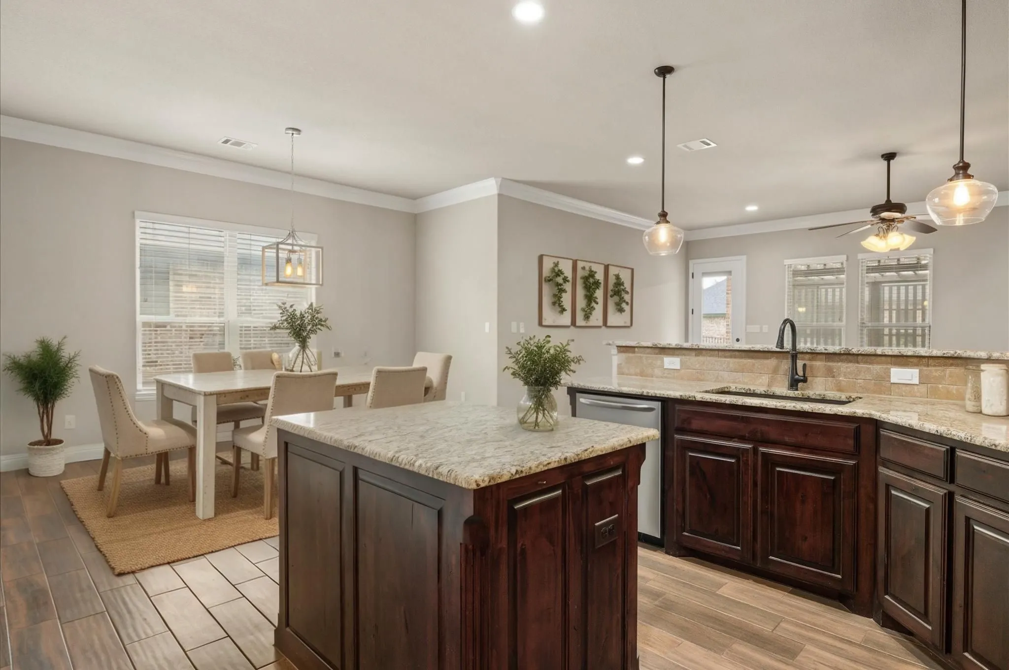 Virtually Stage Kitchen and Dining Room